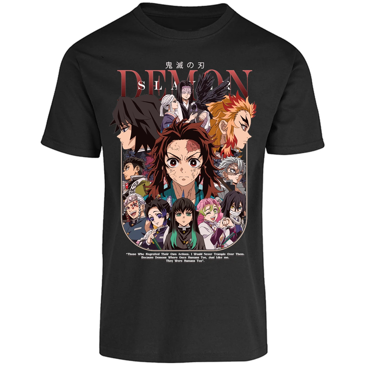 Playera Demon Slayer Demon Slayer Cazadores para Adulto 17