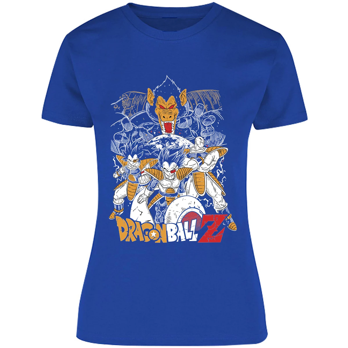 Blusa Dragon Ball Vegeta Nappa Blusa para Mujer 12