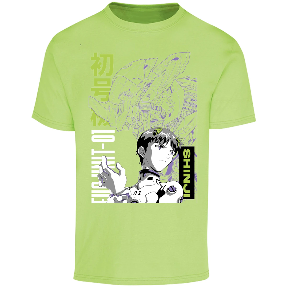Playera Evangelion Shinji para Adulto 5