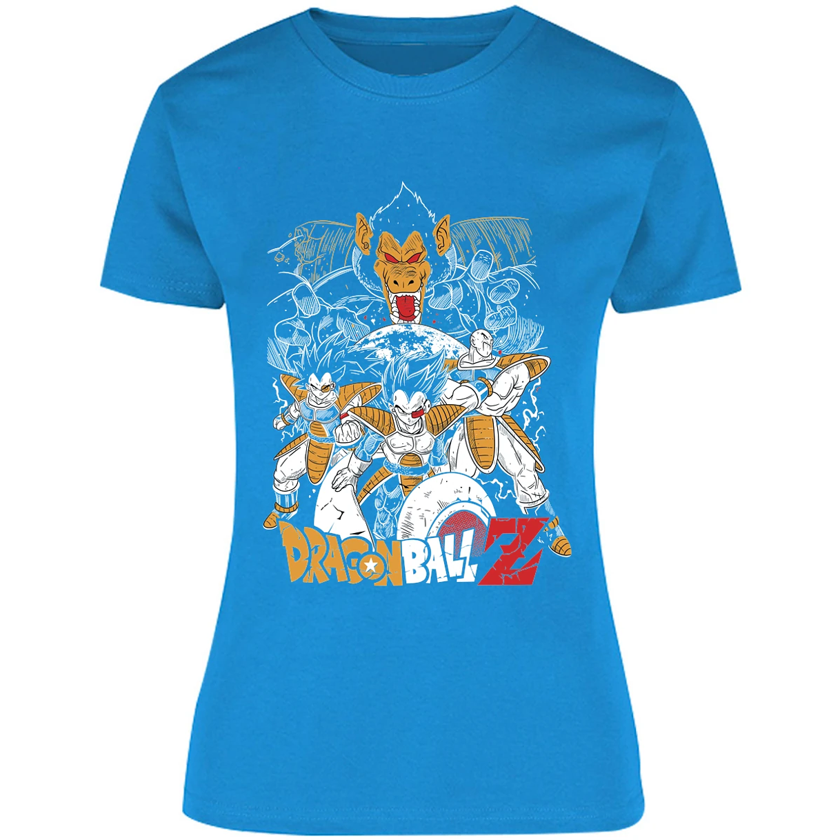 Blusa Dragon Ball Vegeta Nappa Blusa para Mujer 3
