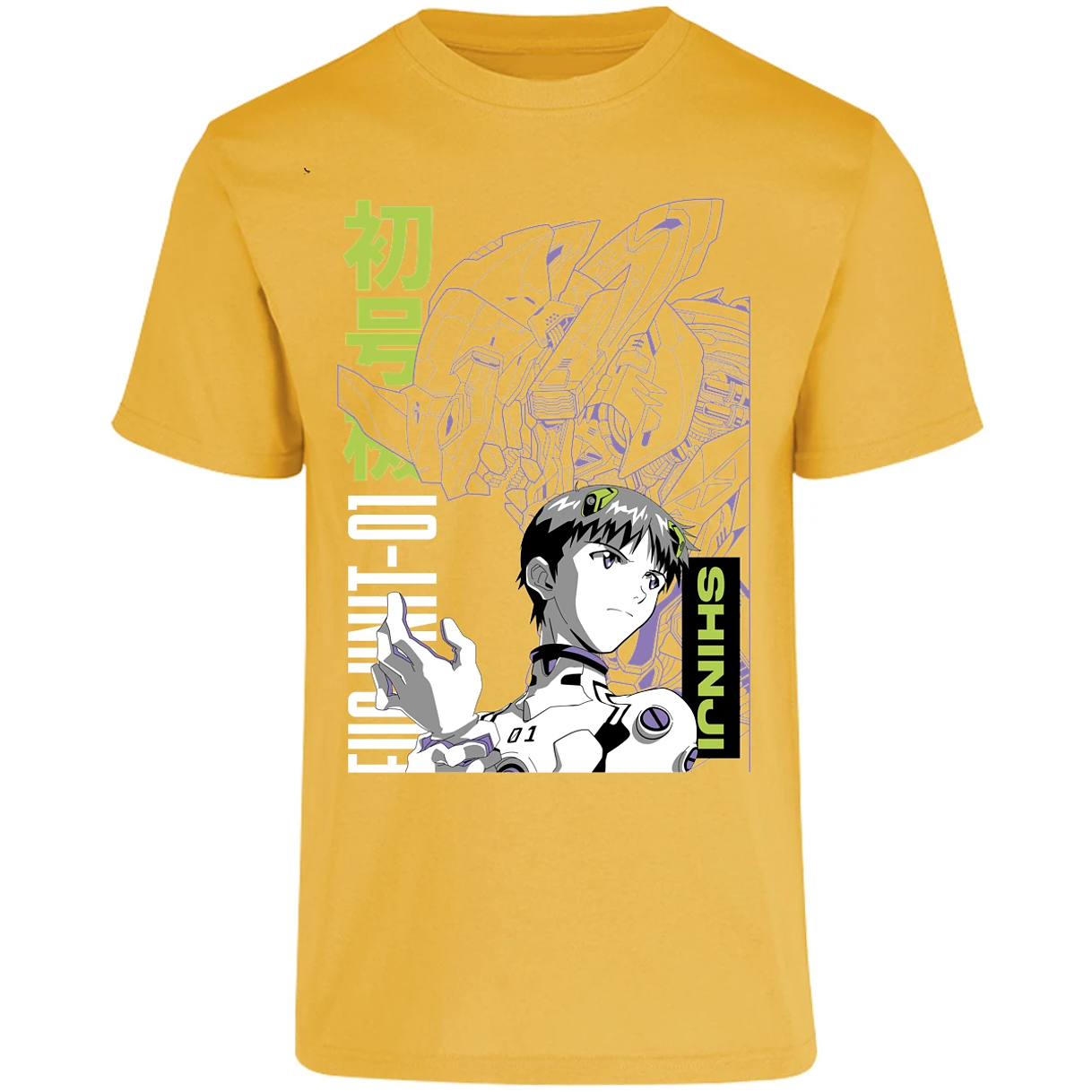 Playera Evangelion Shinji para Adulto 3