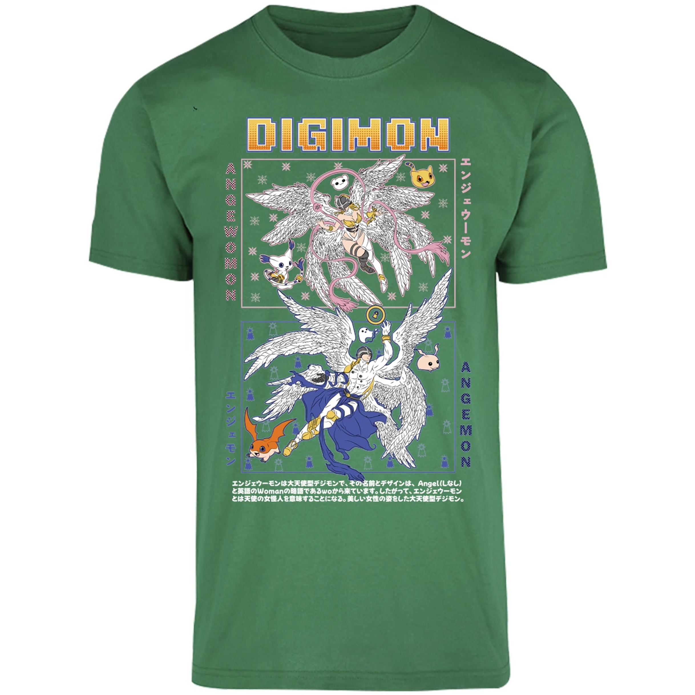 Playera Digimon Angemon Angewomon para Adulto 13