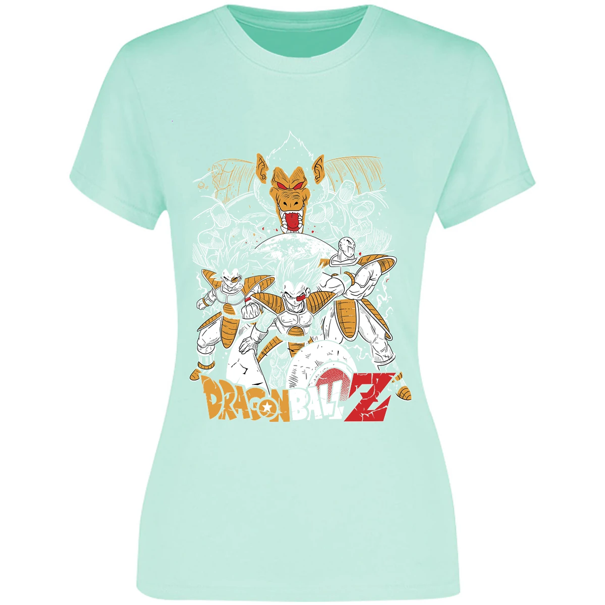 Blusa Dragon Ball Vegeta Nappa Blusa para Mujer 17