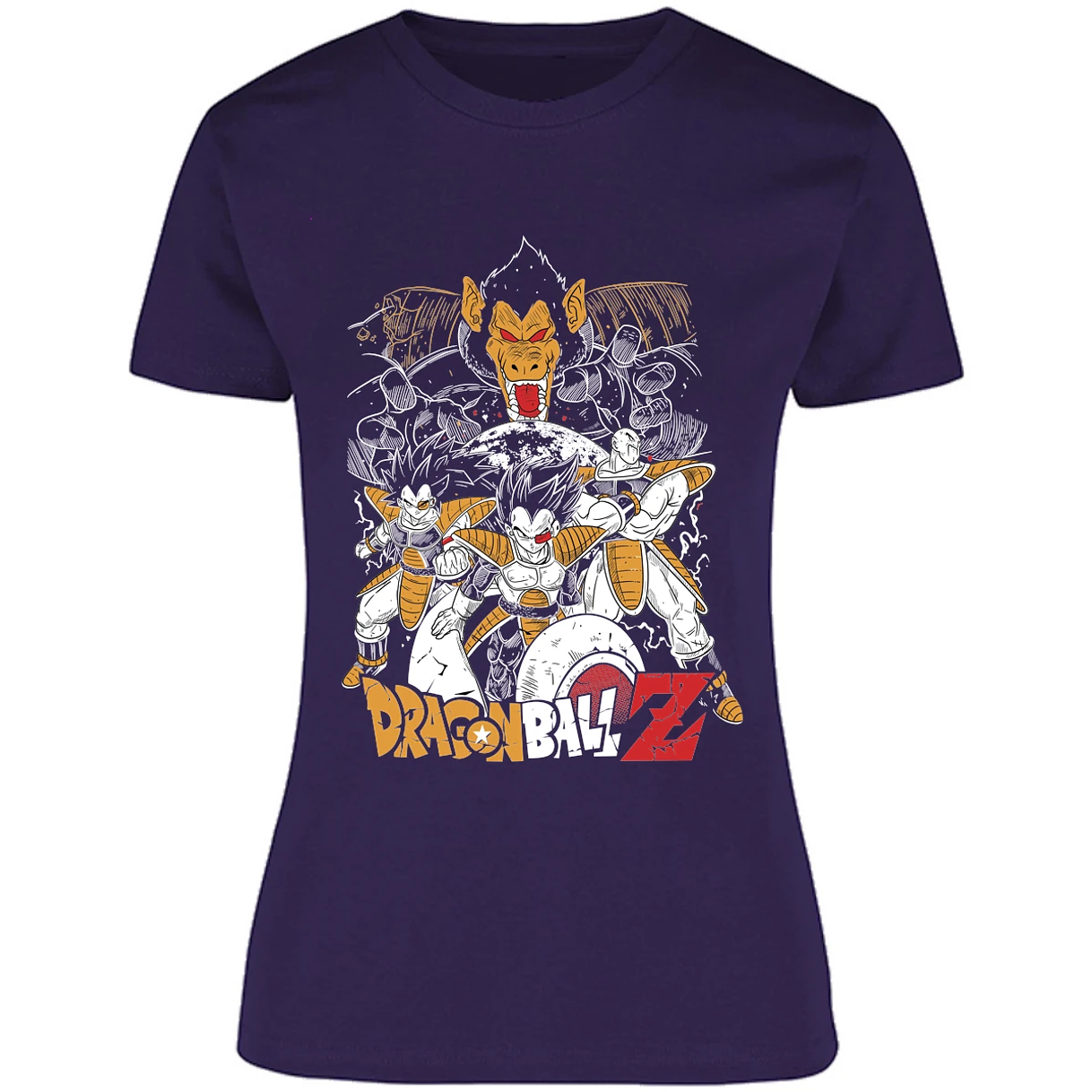 Blusa Dragon Ball Vegeta Nappa Blusa para Mujer 18