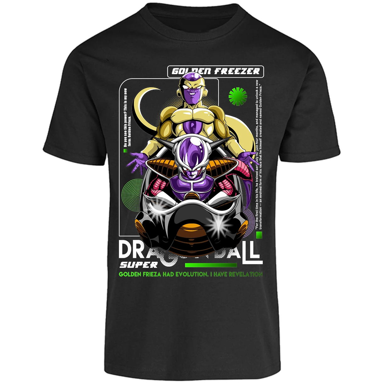 Playera Dragon Ball Golden Freezer para Adulto 9