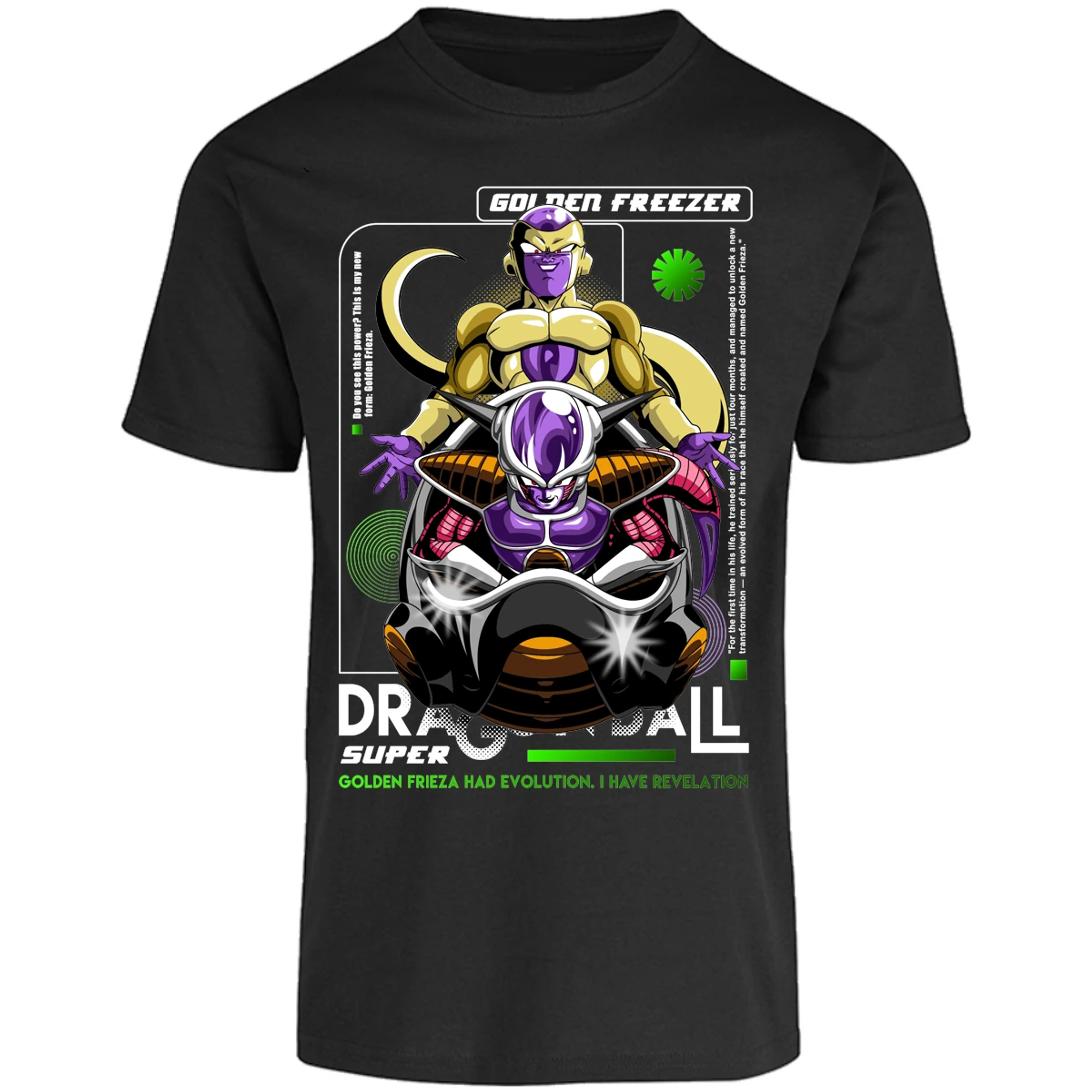 Playera Dragon Ball Golden Freezer para Adulto 9