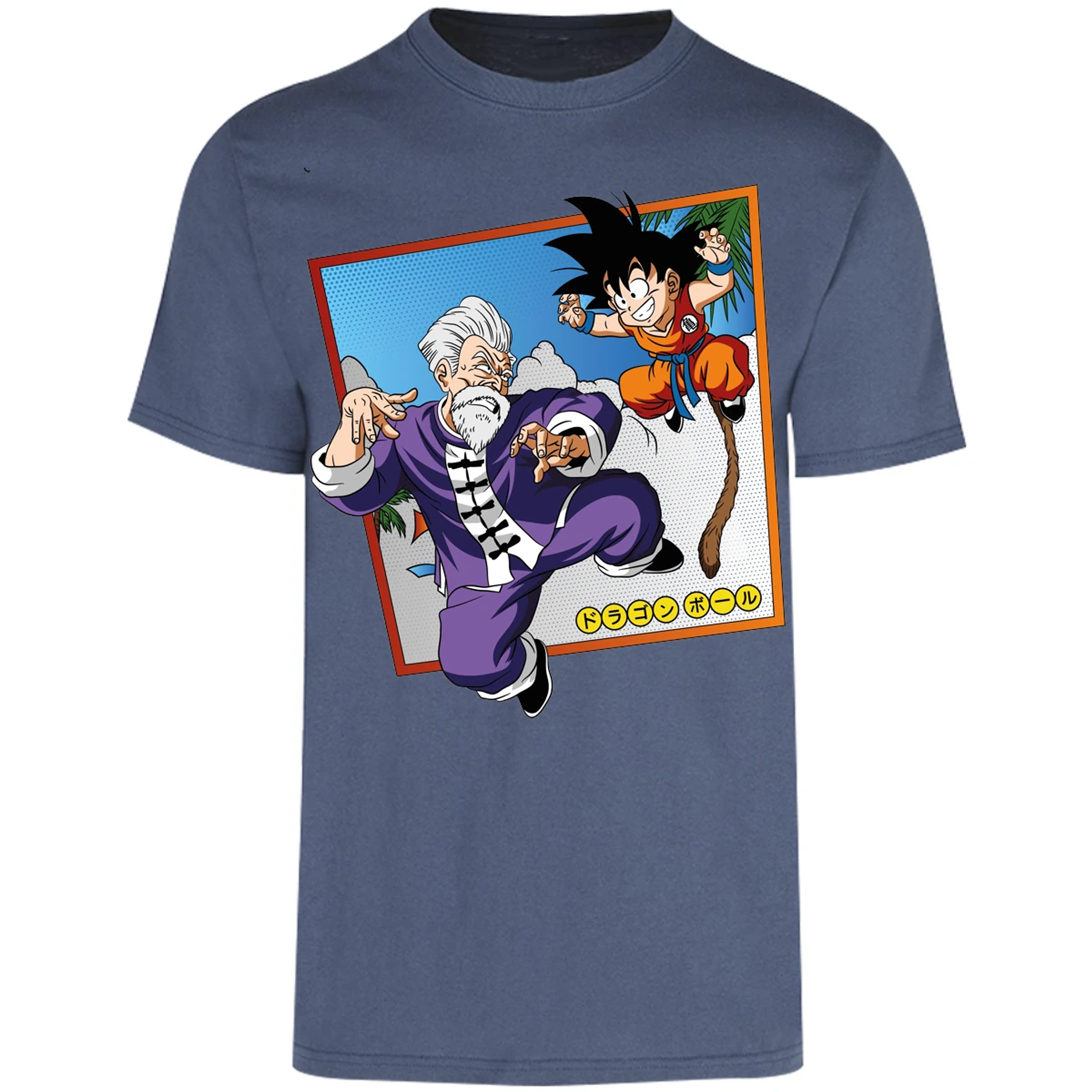 Playera Dragon Ball Goku Vs Jackie Shun para Adulto 22