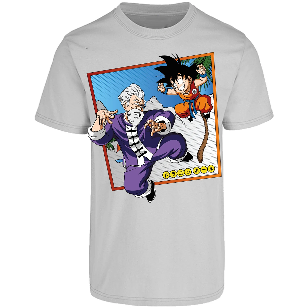 Playera Dragon Ball Goku Vs Jackie Shun para Adulto 23