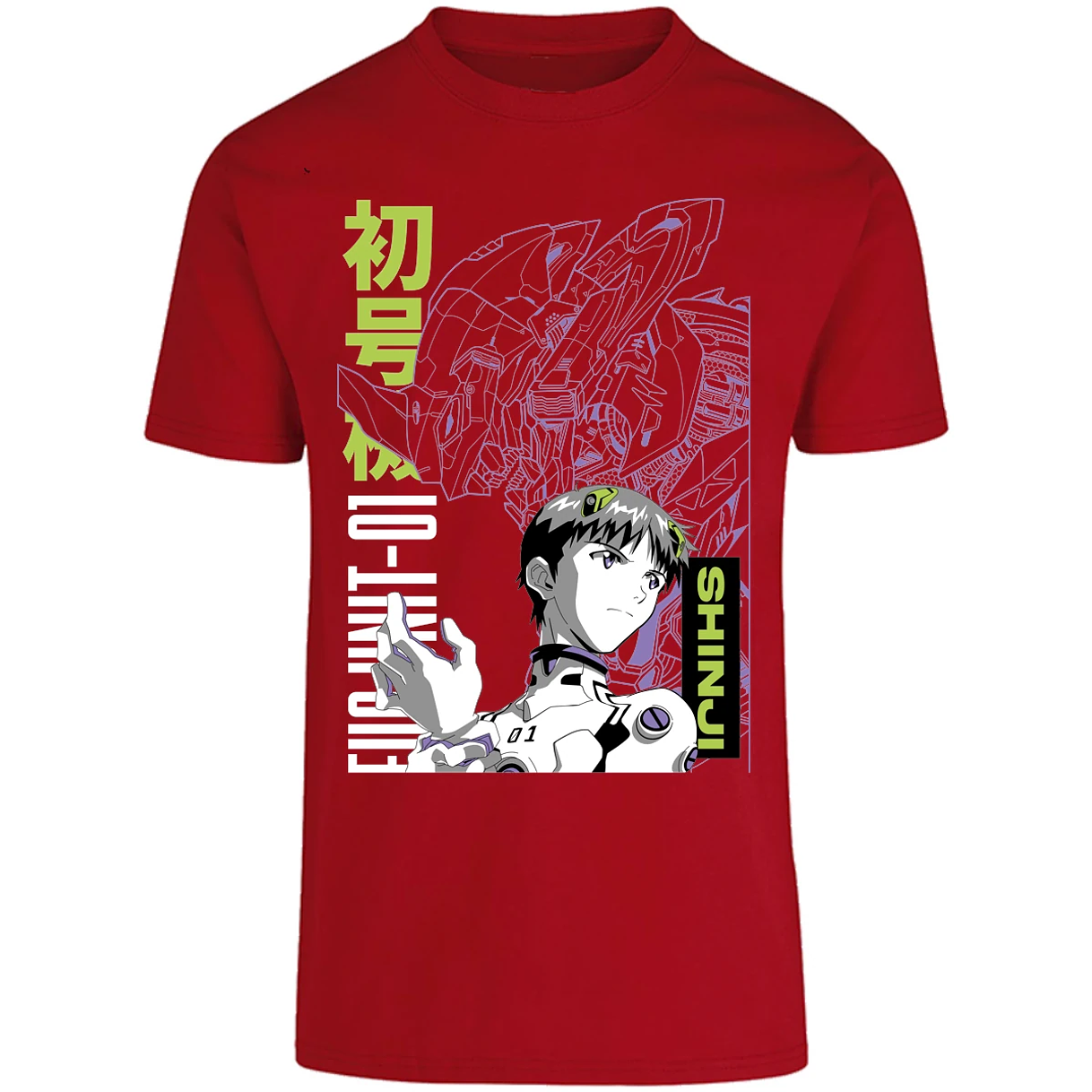 Playera Evangelion Shinji para Adulto 44