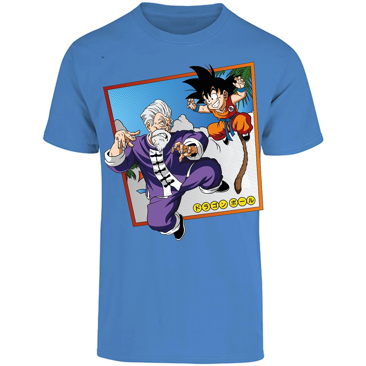 Playera Dragon Ball Goku Vs Jackie Shun para Adulto 24