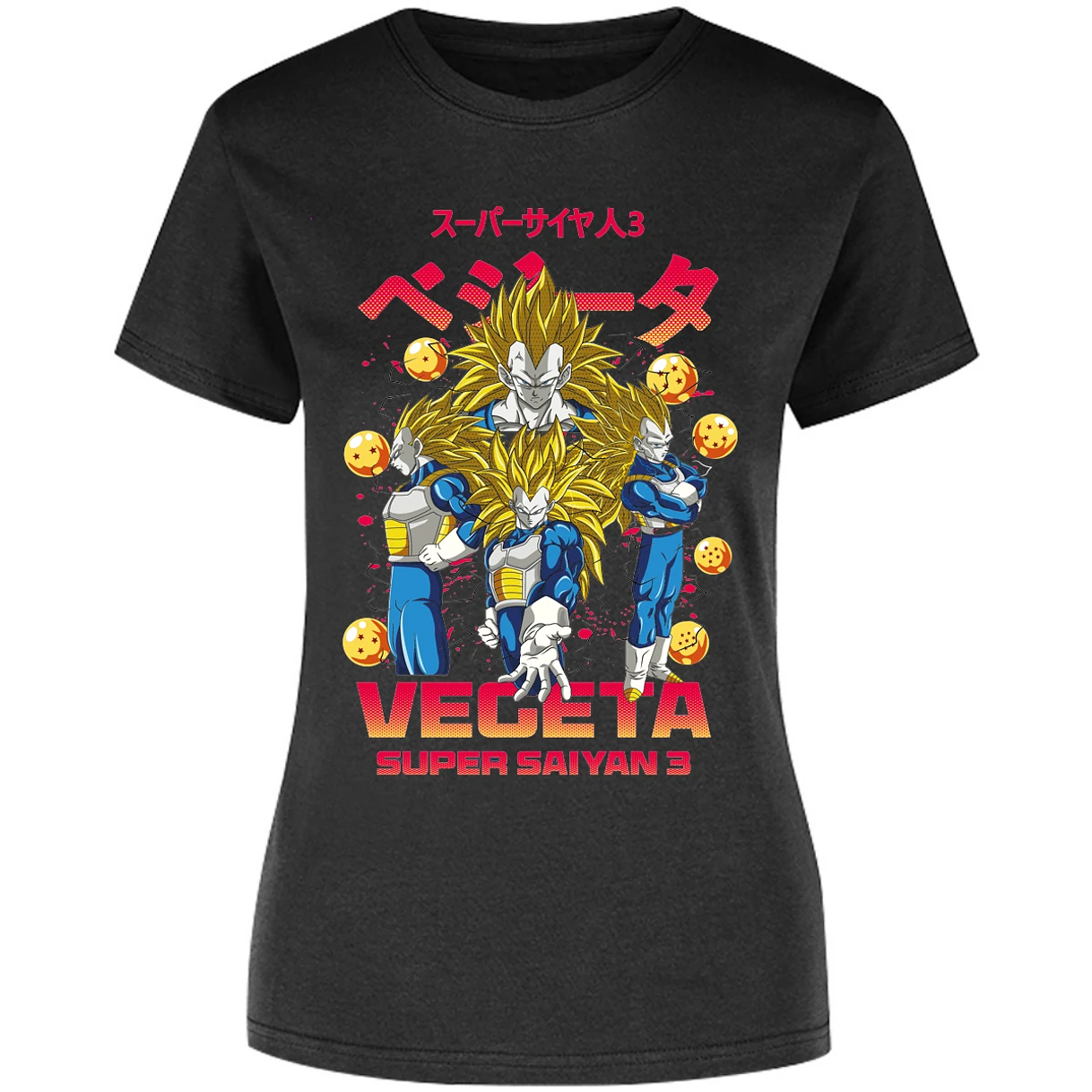Blusa Dragon Ball Vegeta Super Saiyan 3 Blusa para Mujer 11