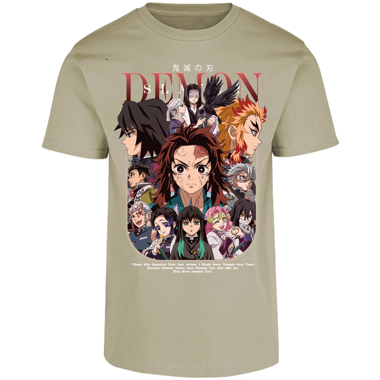 Playera Demon Slayer Demon Slayer Cazadores para Adulto 20