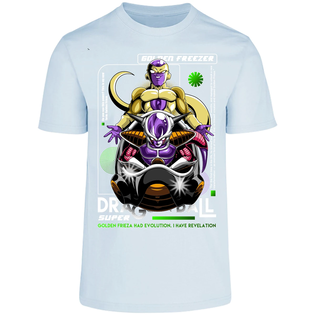 Playera Dragon Ball Golden Freezer para Adulto 14