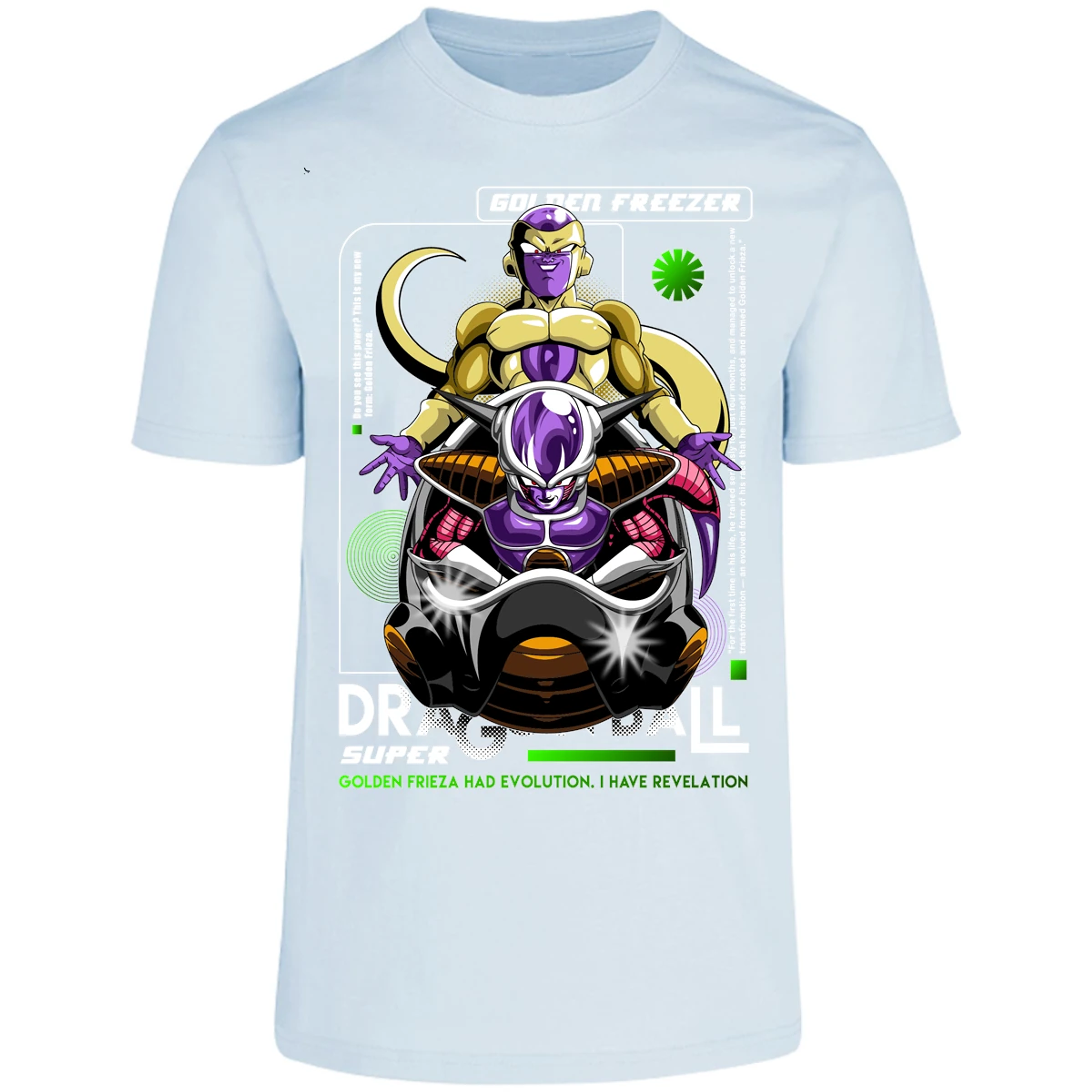 Playera Dragon Ball Golden Freezer para Adulto 14