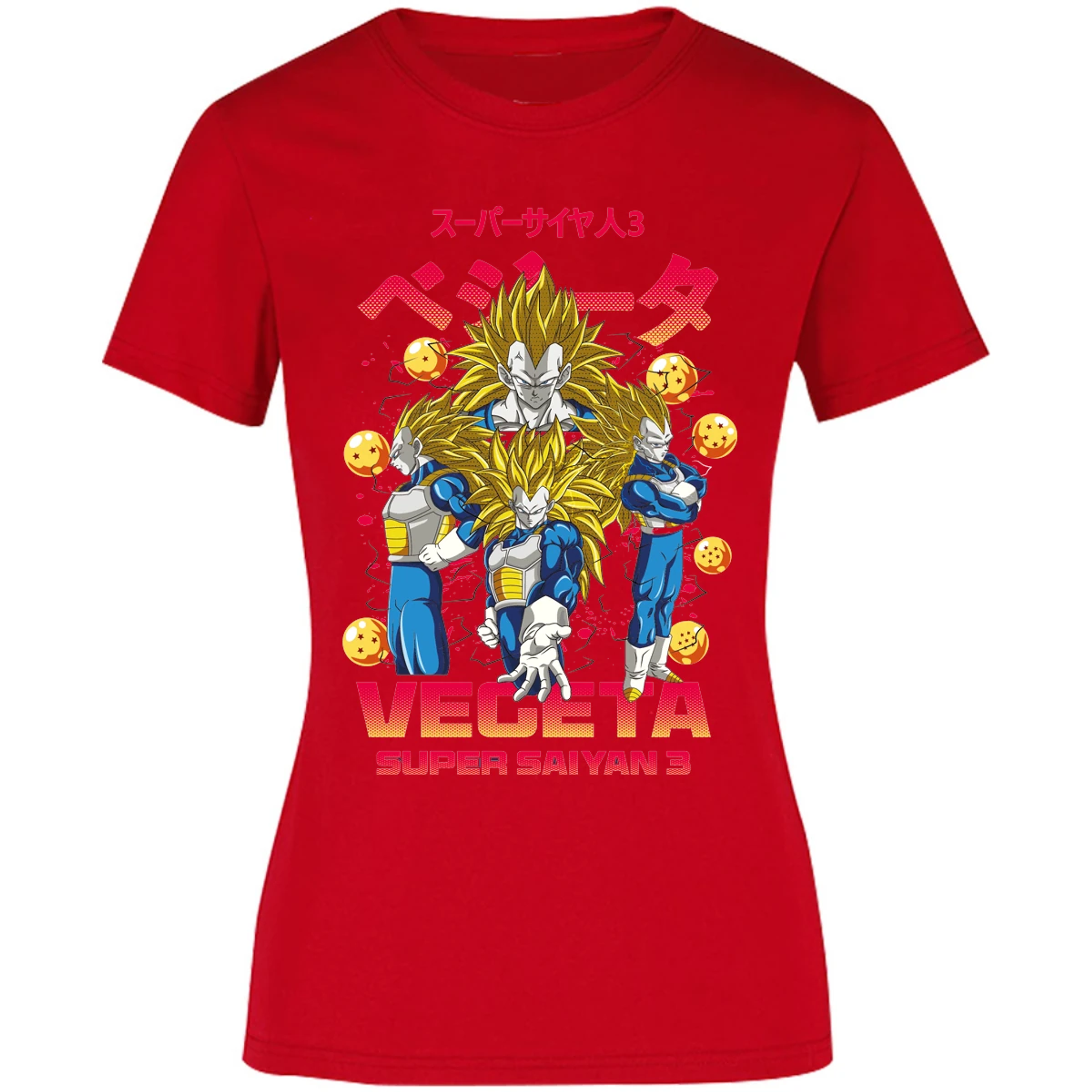 Blusa Dragon Ball Vegeta Super Saiyan 3 Blusa para Mujer 15