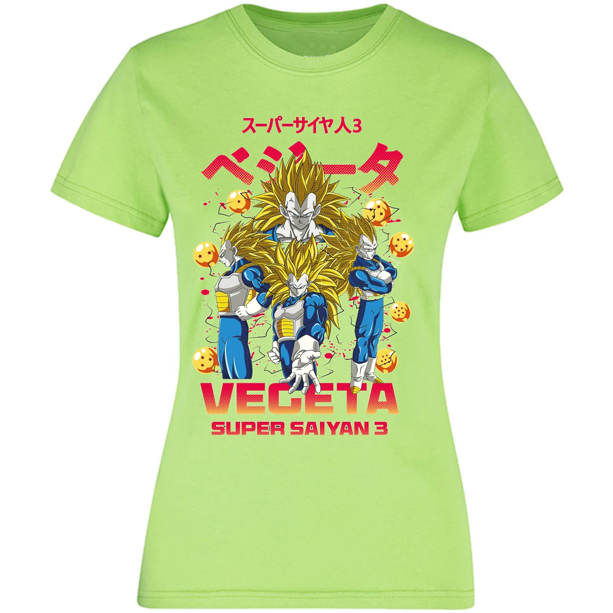 Blusa Dragon Ball Vegeta Super Saiyan 3 Blusa para Mujer 1