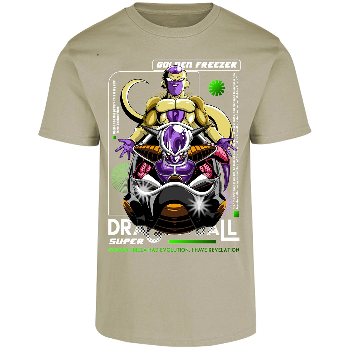 Playera Dragon Ball Golden Freezer para Adulto 27