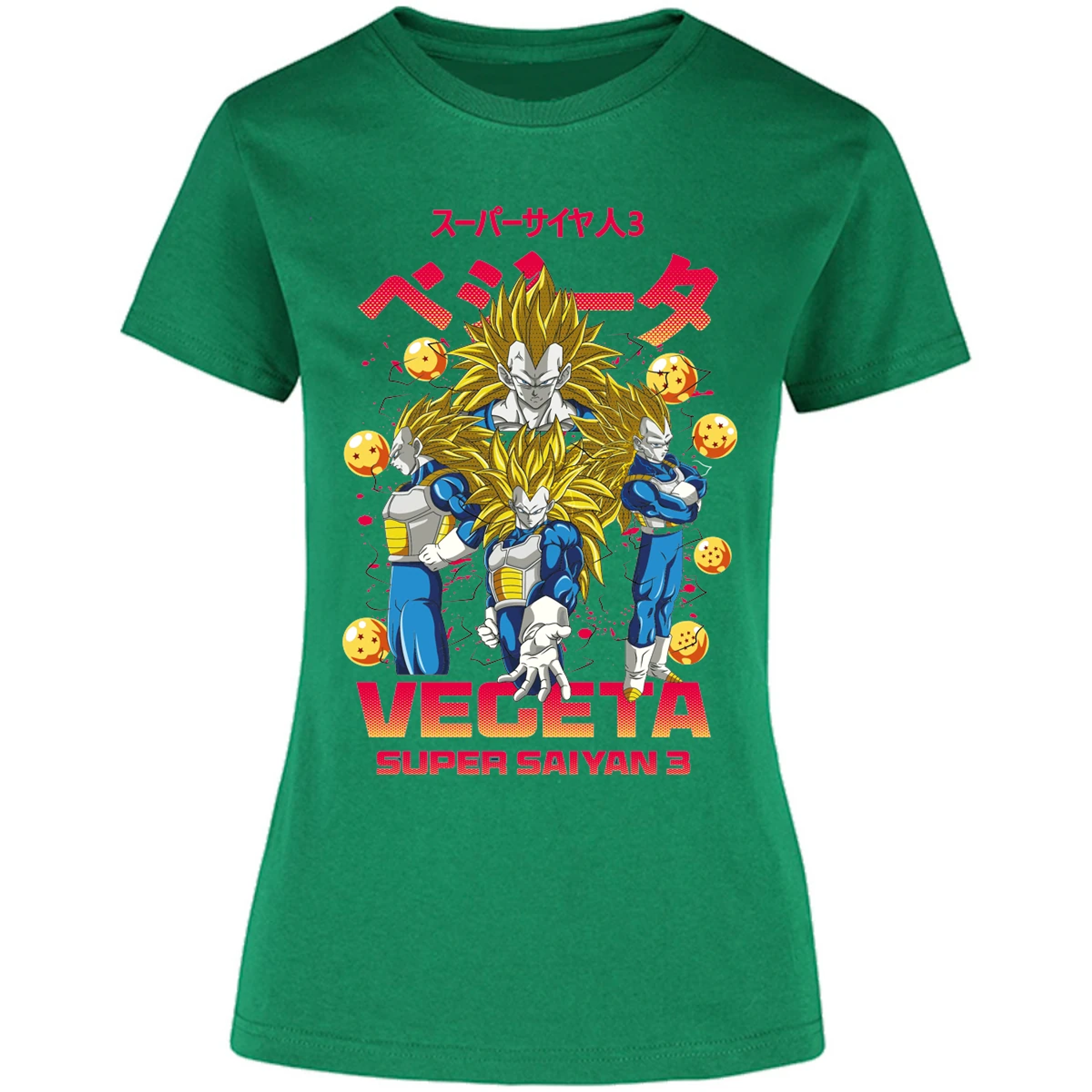 Blusa Dragon Ball Vegeta Super Saiyan 3 Blusa para Mujer 9