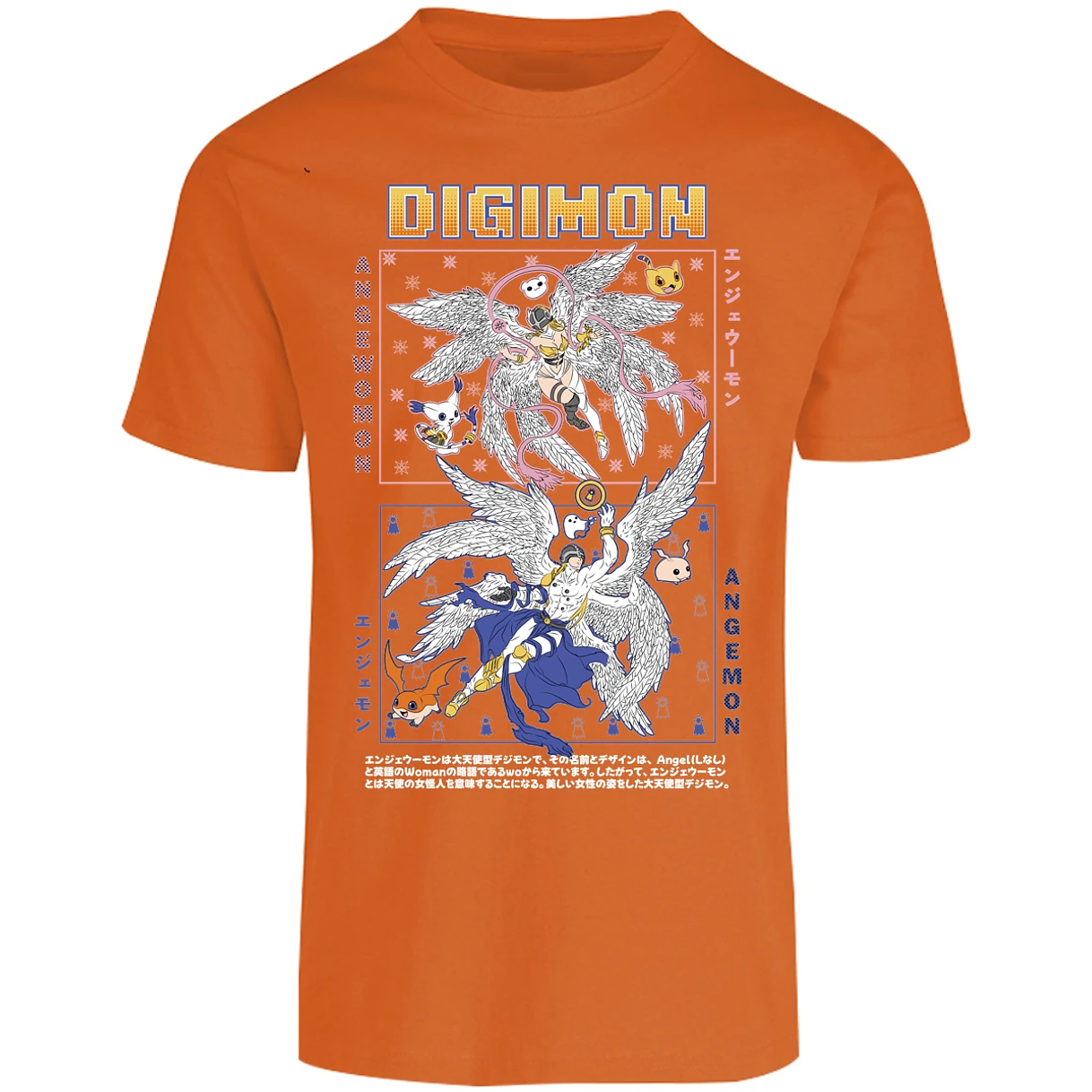 Playera Digimon Angemon Angewomon para Adulto 16