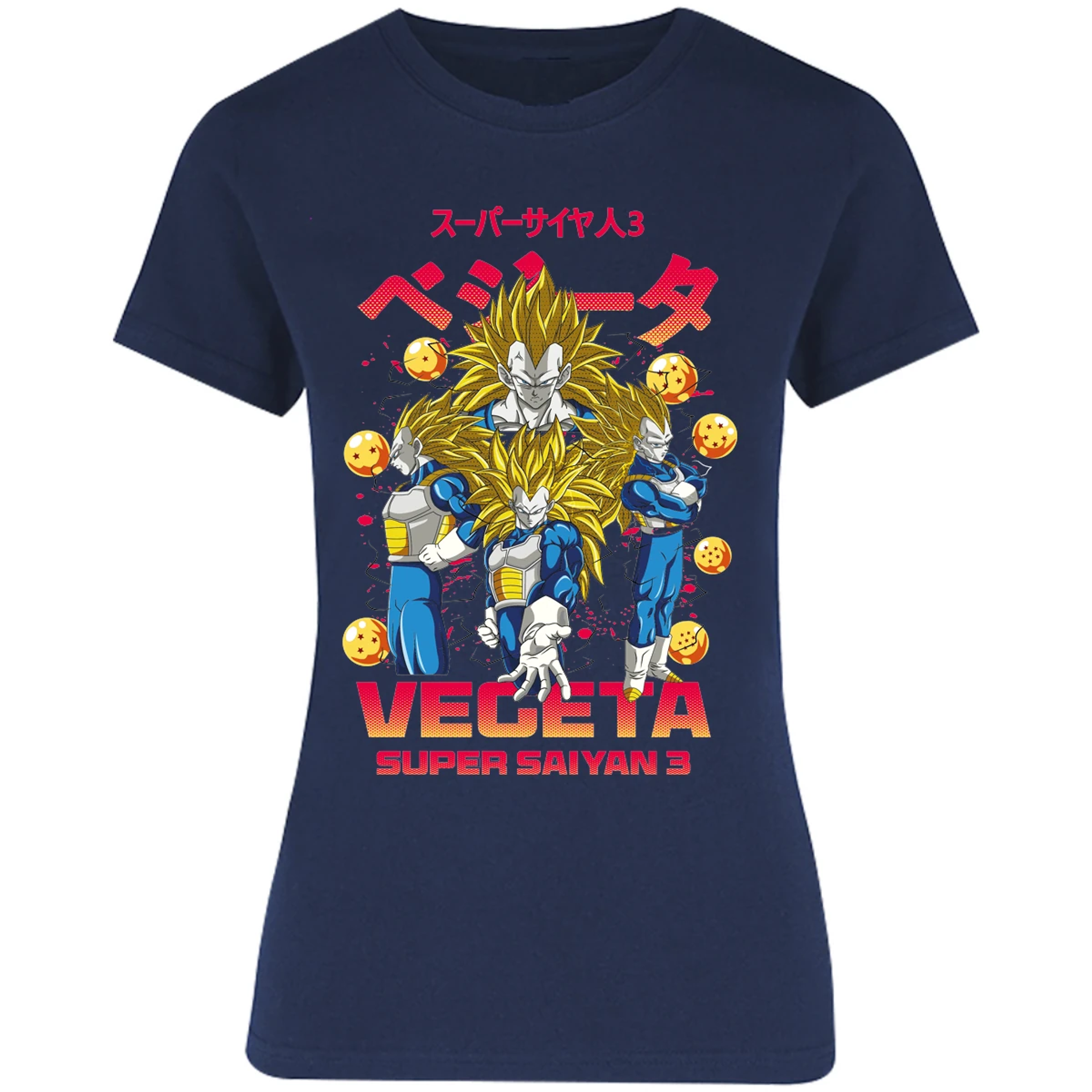 Blusa Dragon Ball Vegeta Super Saiyan 3 Blusa para Mujer 13