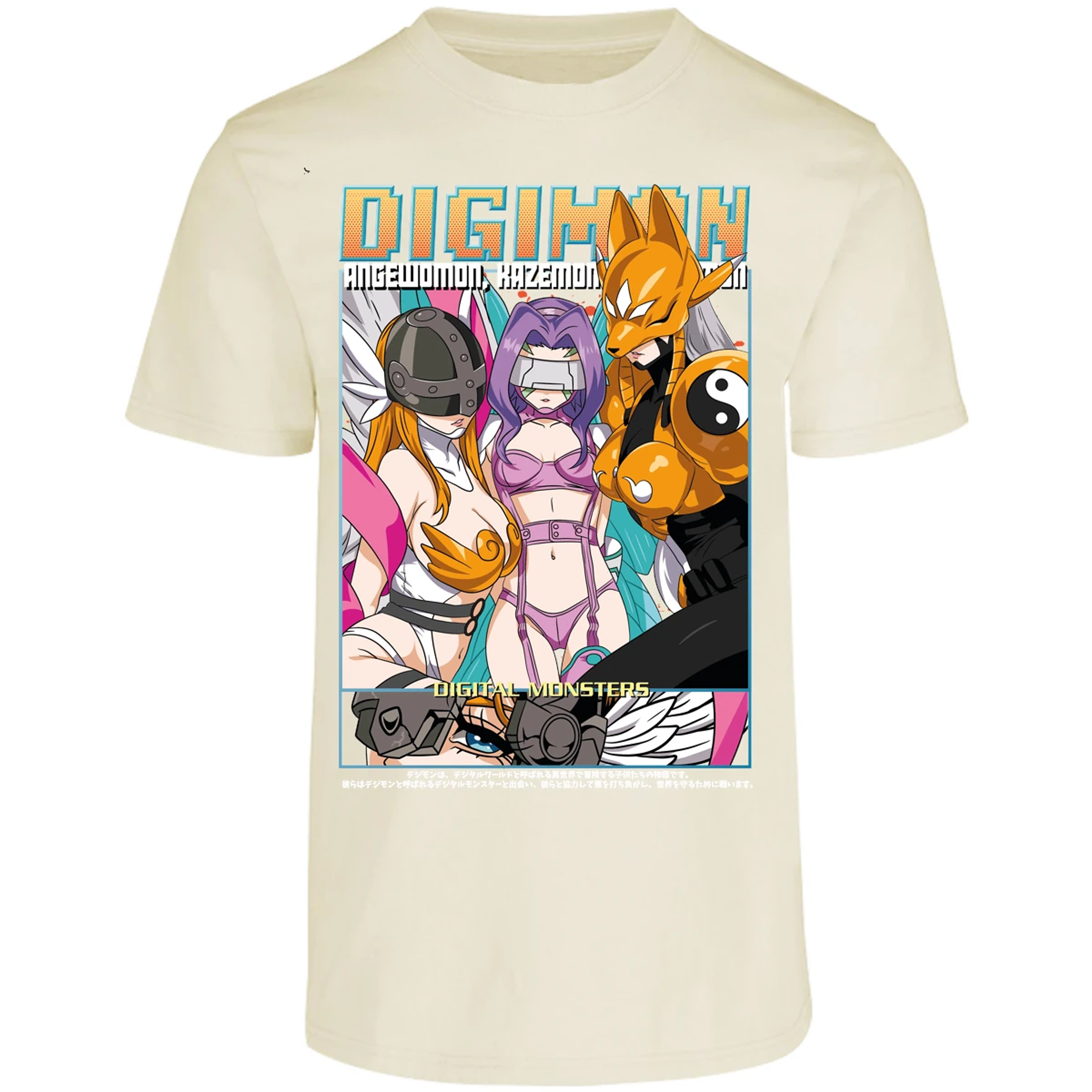 Playera Digimon Digiwaifus para Adulto 29