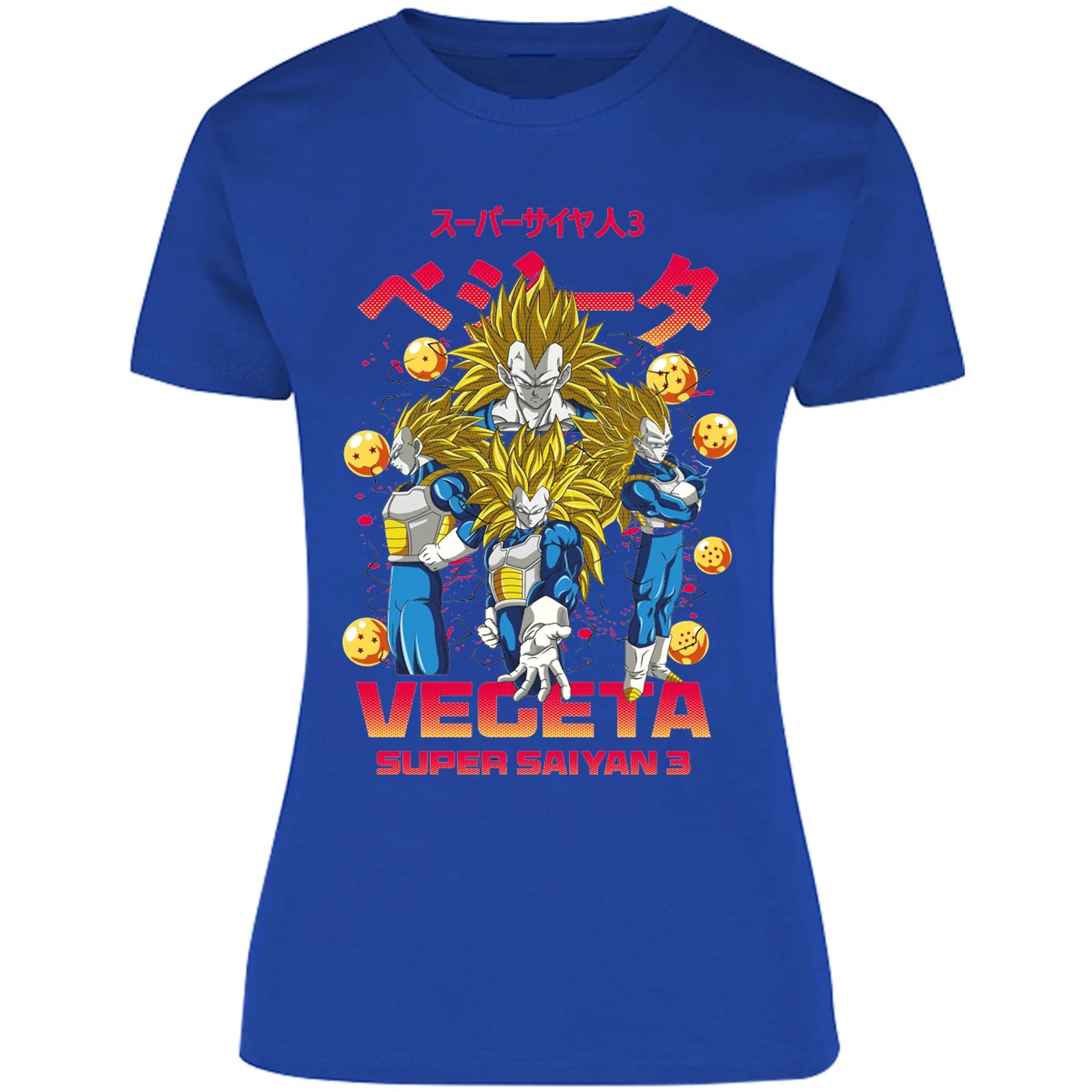 Blusa Dragon Ball Vegeta Super Saiyan 3 Blusa para Mujer 3