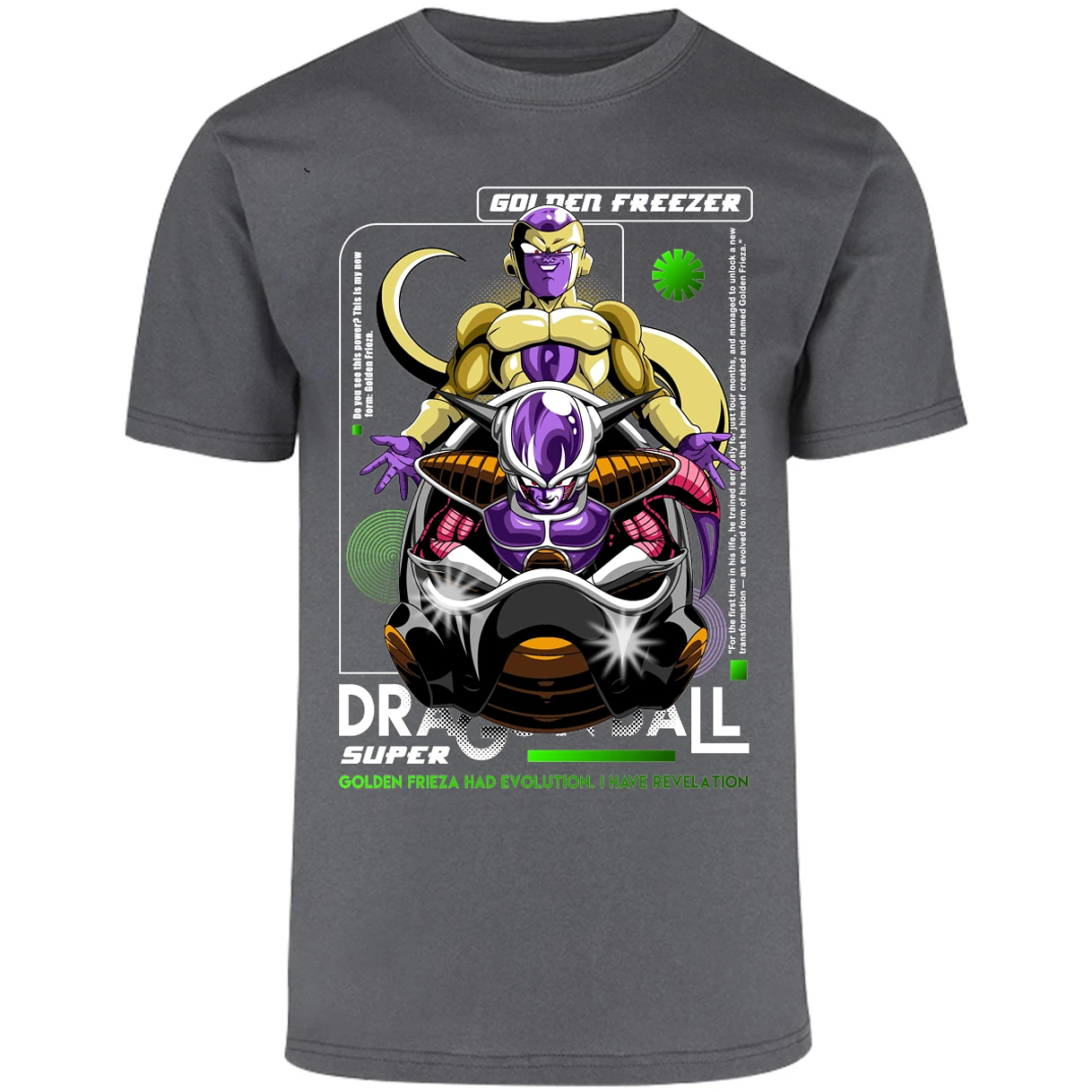 Playera Dragon Ball Golden Freezer para Adulto 15