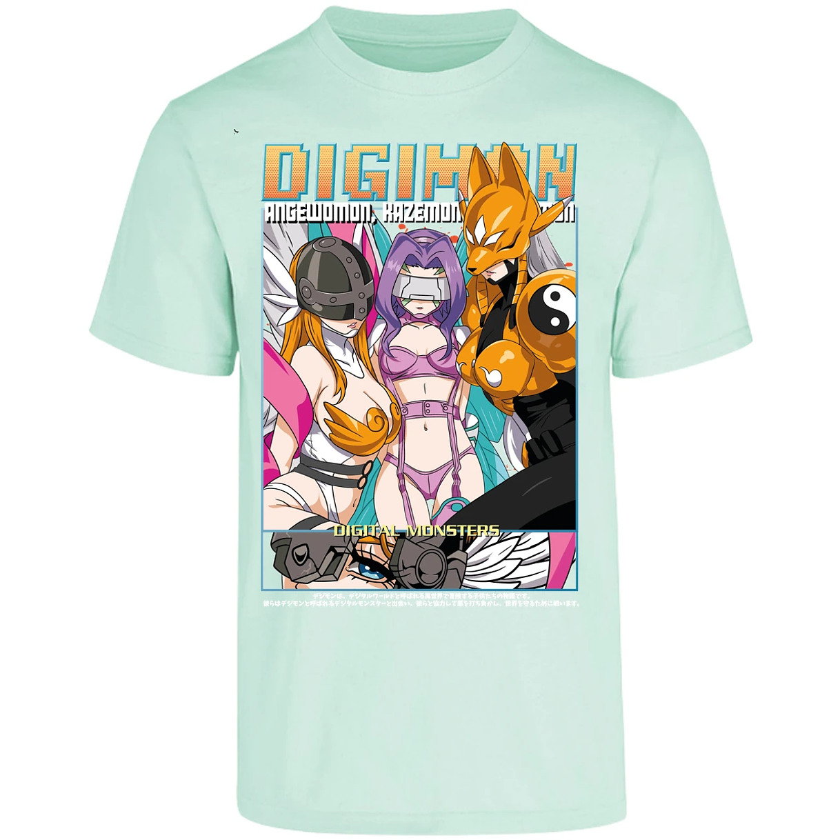 Playera Digimon Digiwaifus para Adulto 13