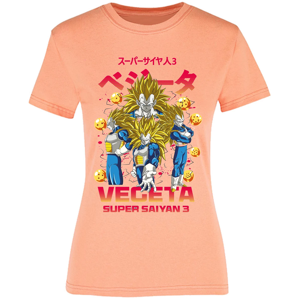 Blusa Dragon Ball Vegeta Super Saiyan 3 Blusa para Mujer 8
