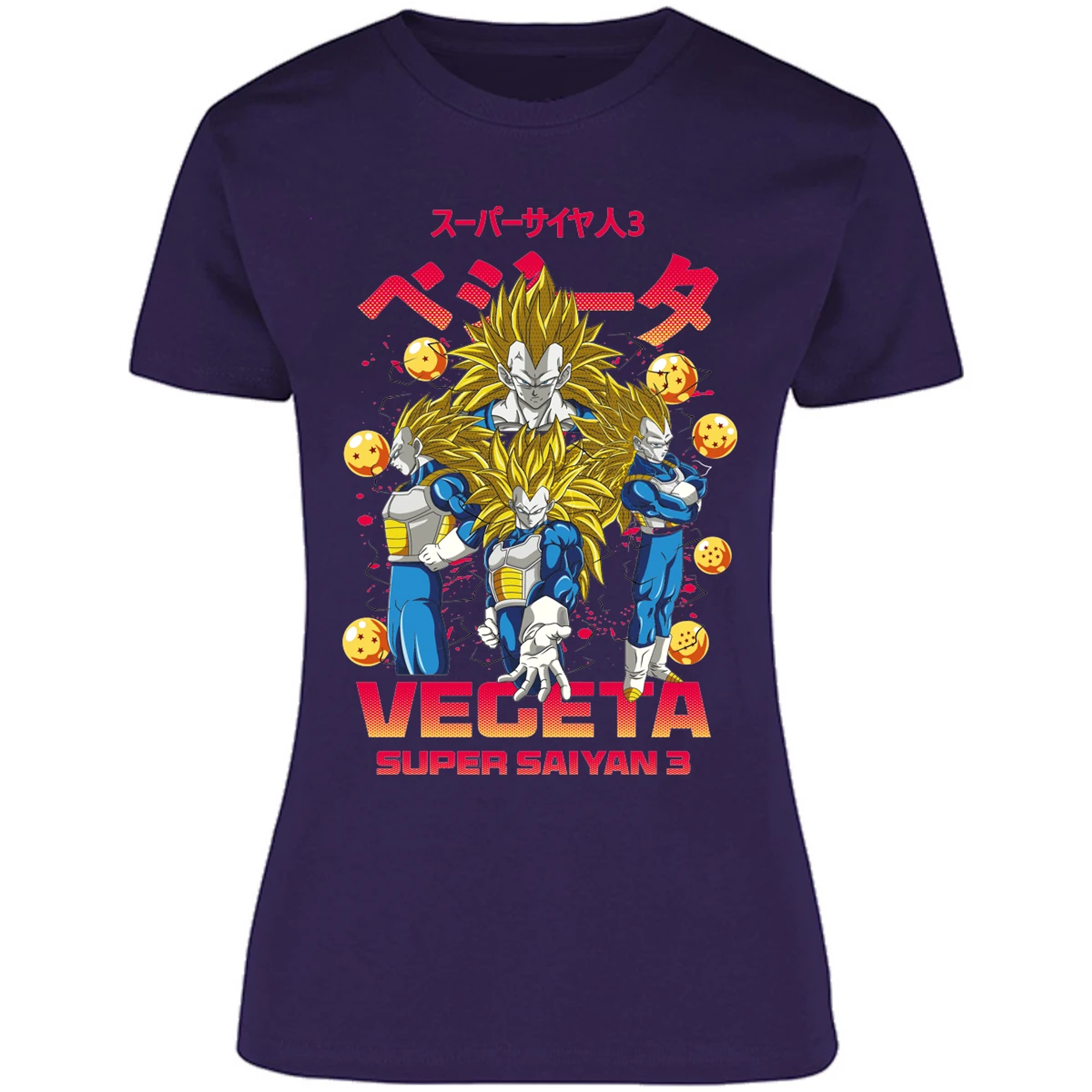 Blusa Dragon Ball Vegeta Super Saiyan 3 Blusa para Mujer 14