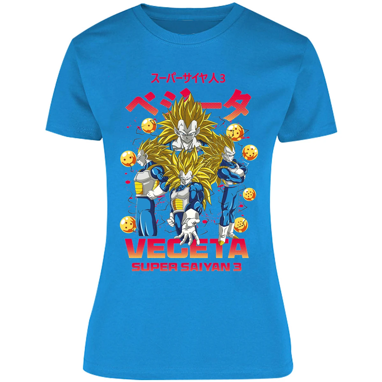 Blusa Dragon Ball Vegeta Super Saiyan 3 Blusa para Mujer 17