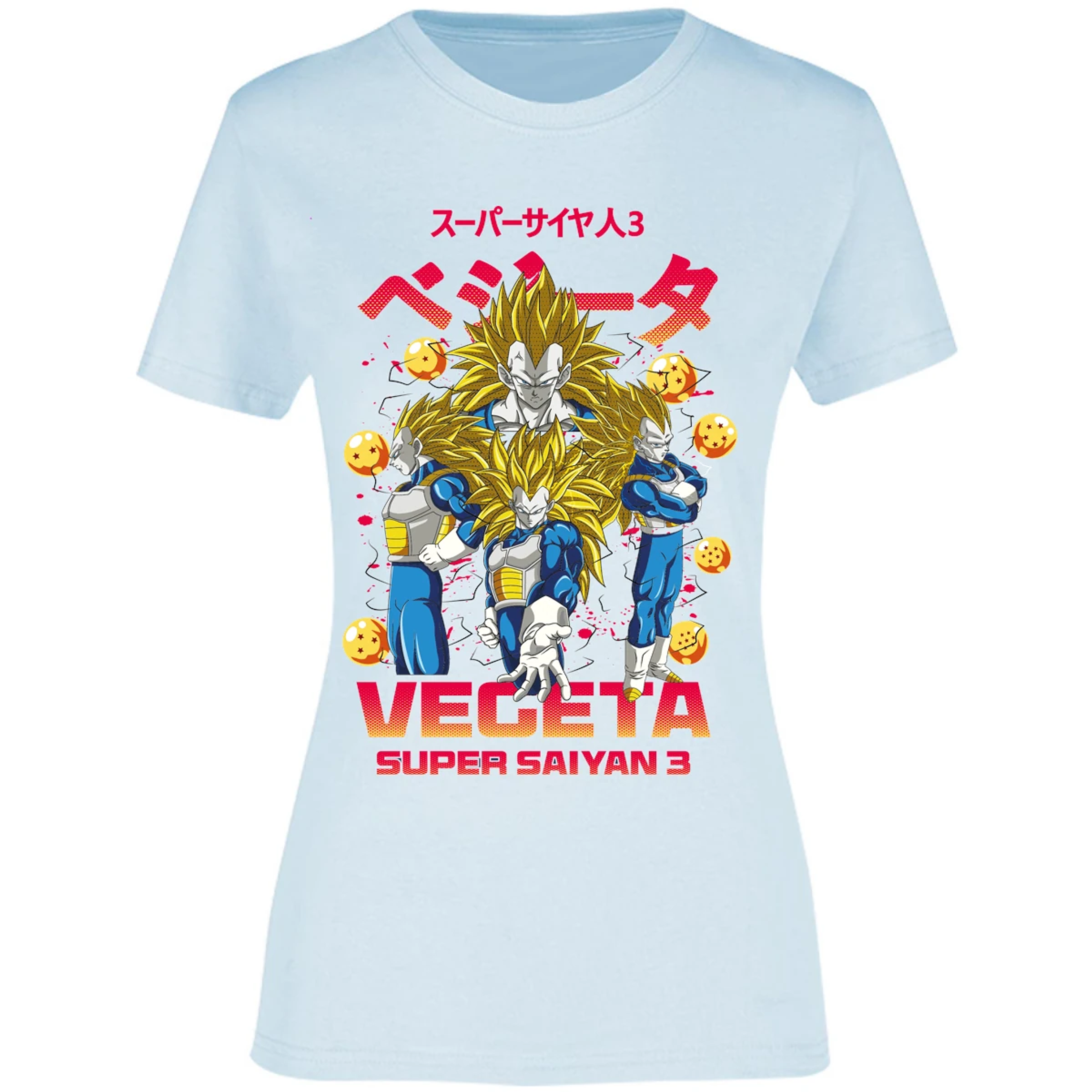 Blusa Dragon Ball Vegeta Super Saiyan 3 Blusa para Mujer 18