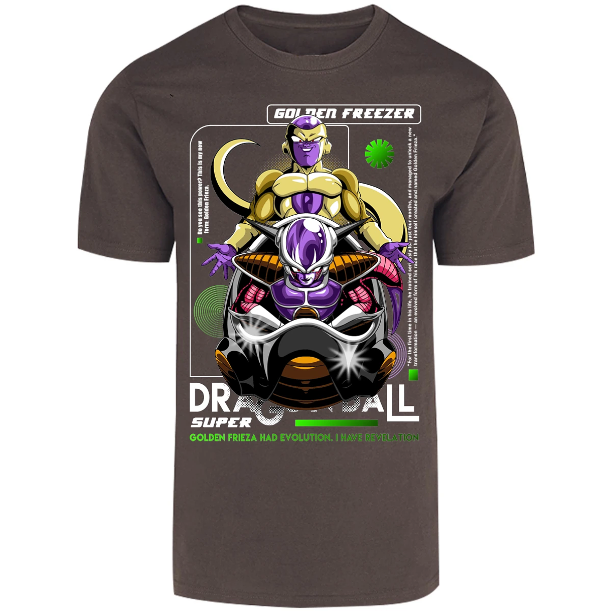 Playera Dragon Ball Golden Freezer para Adulto 22