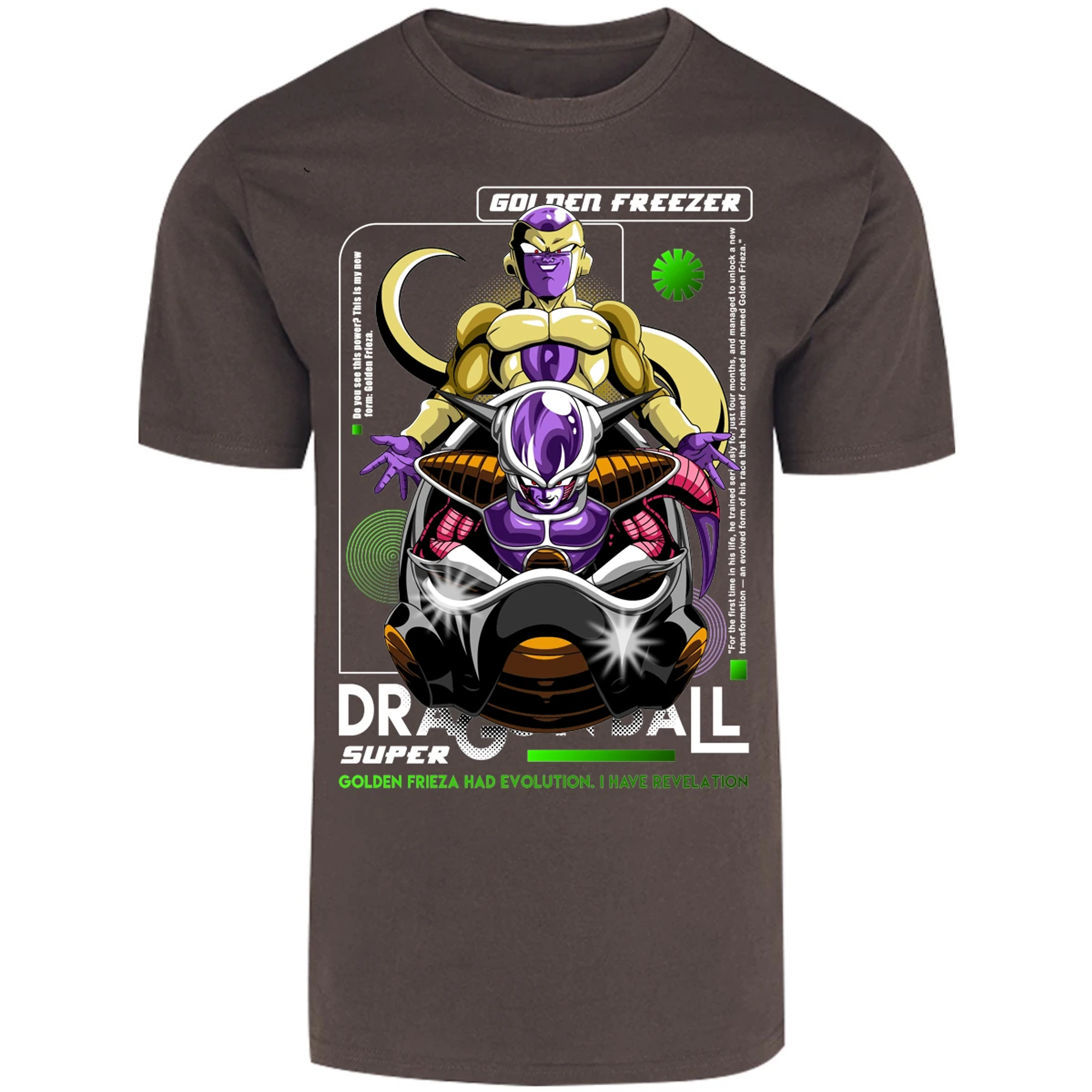 Playera Dragon Ball Golden Freezer para Adulto 22