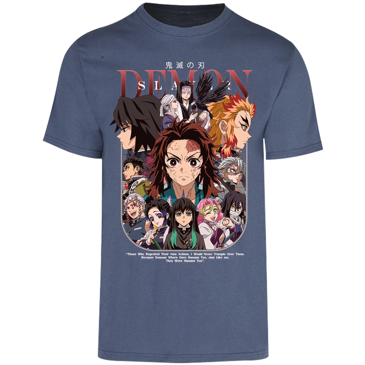 Playera Demon Slayer Demon Slayer Cazadores para Adulto 7