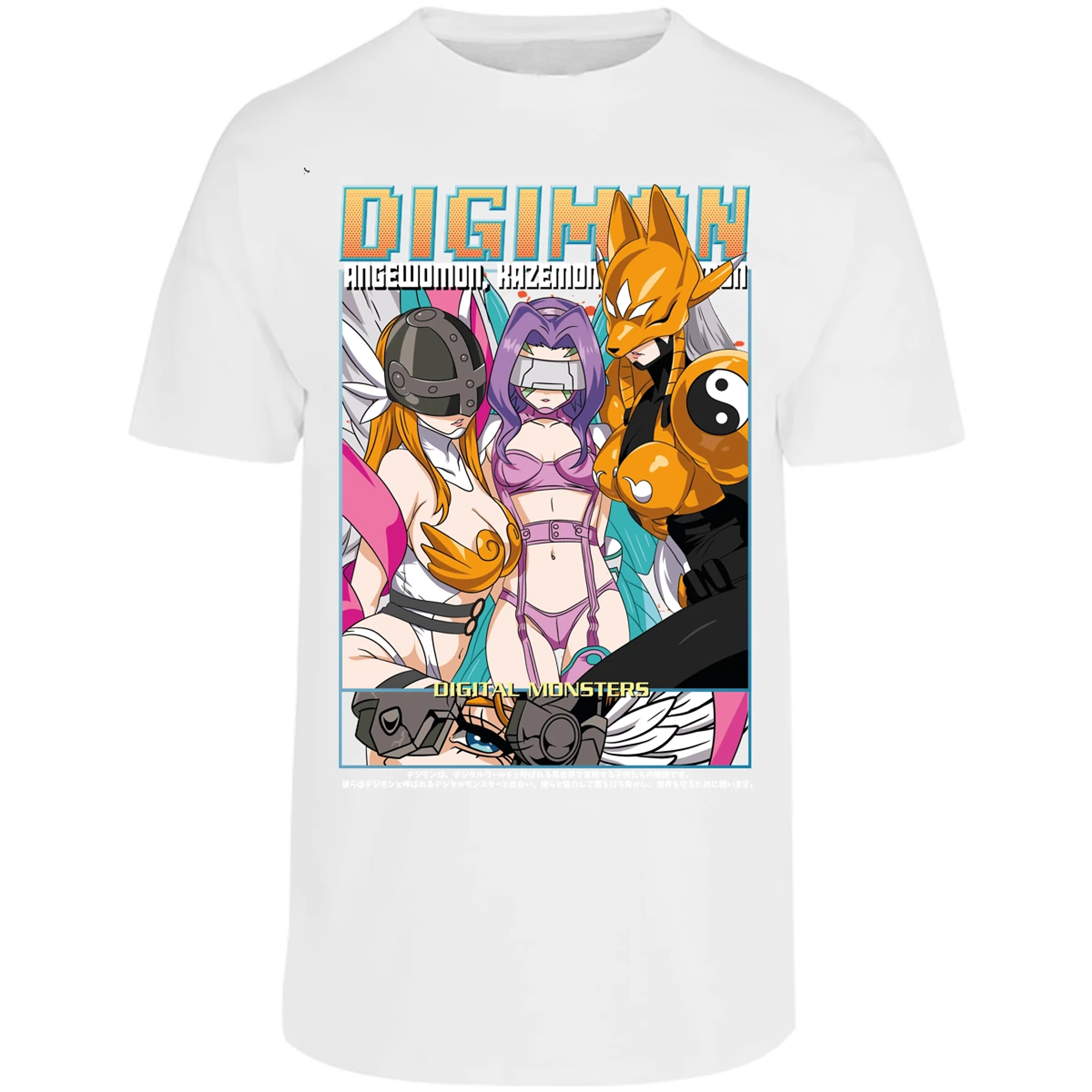 Playera Digimon Digiwaifus para Adulto 5