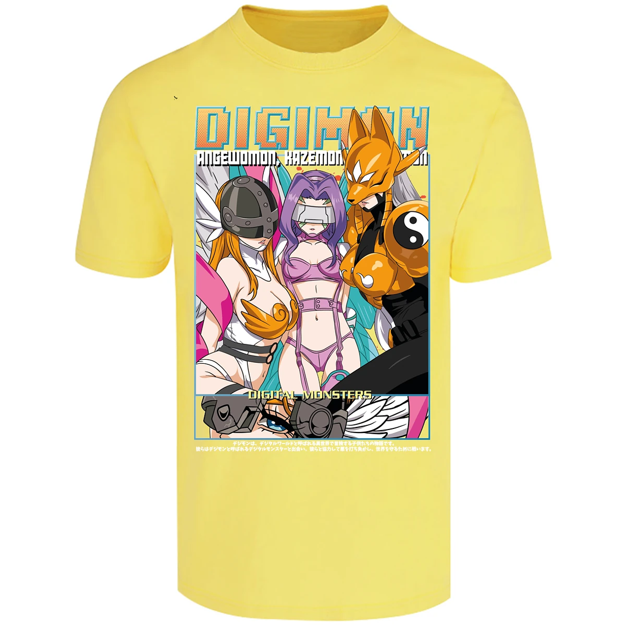 Playera Digimon Digiwaifus para Adulto 26
