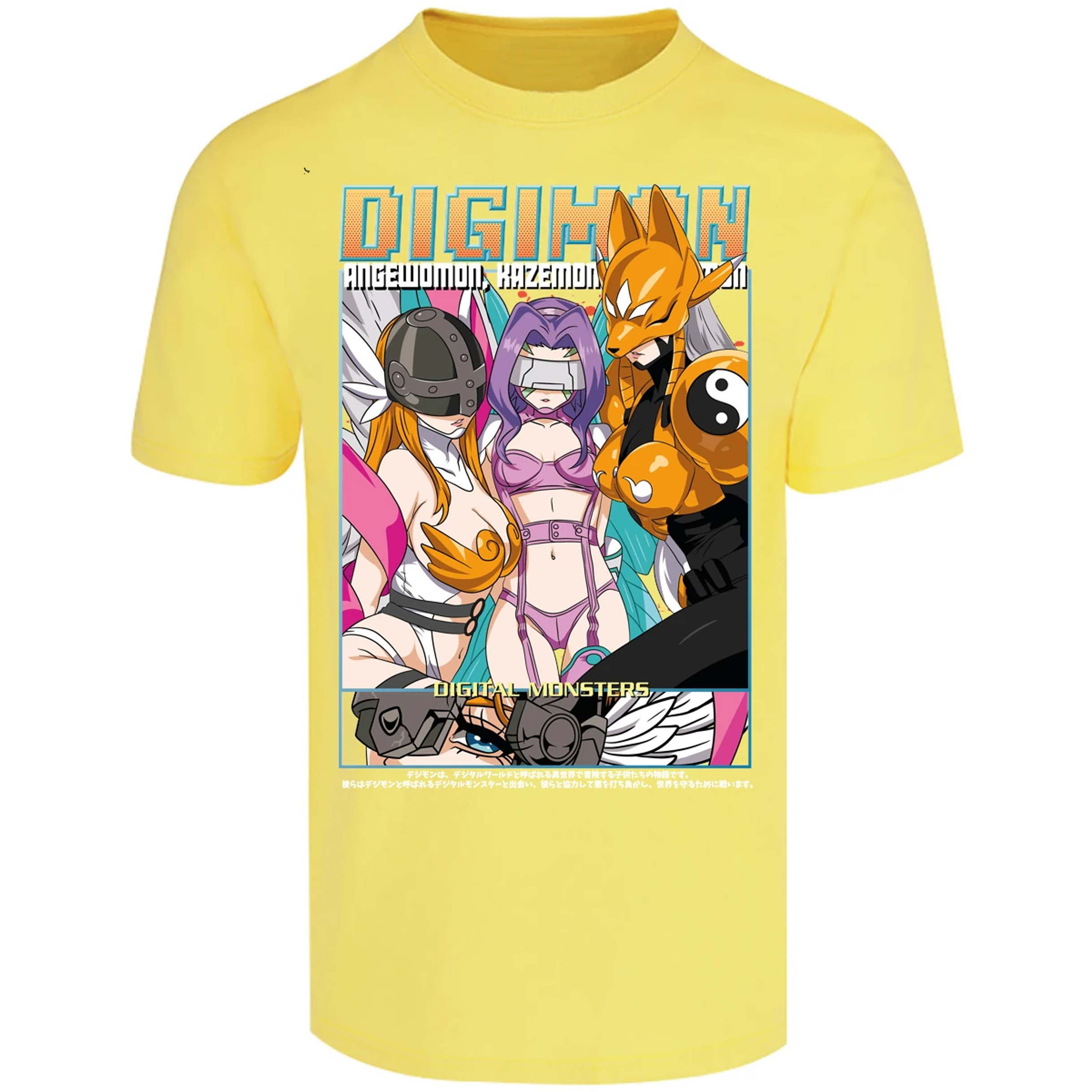 Playera Digimon Digiwaifus para Adulto 26