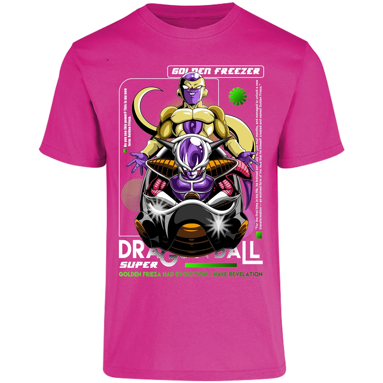 Playera Dragon Ball Golden Freezer para Adulto 29