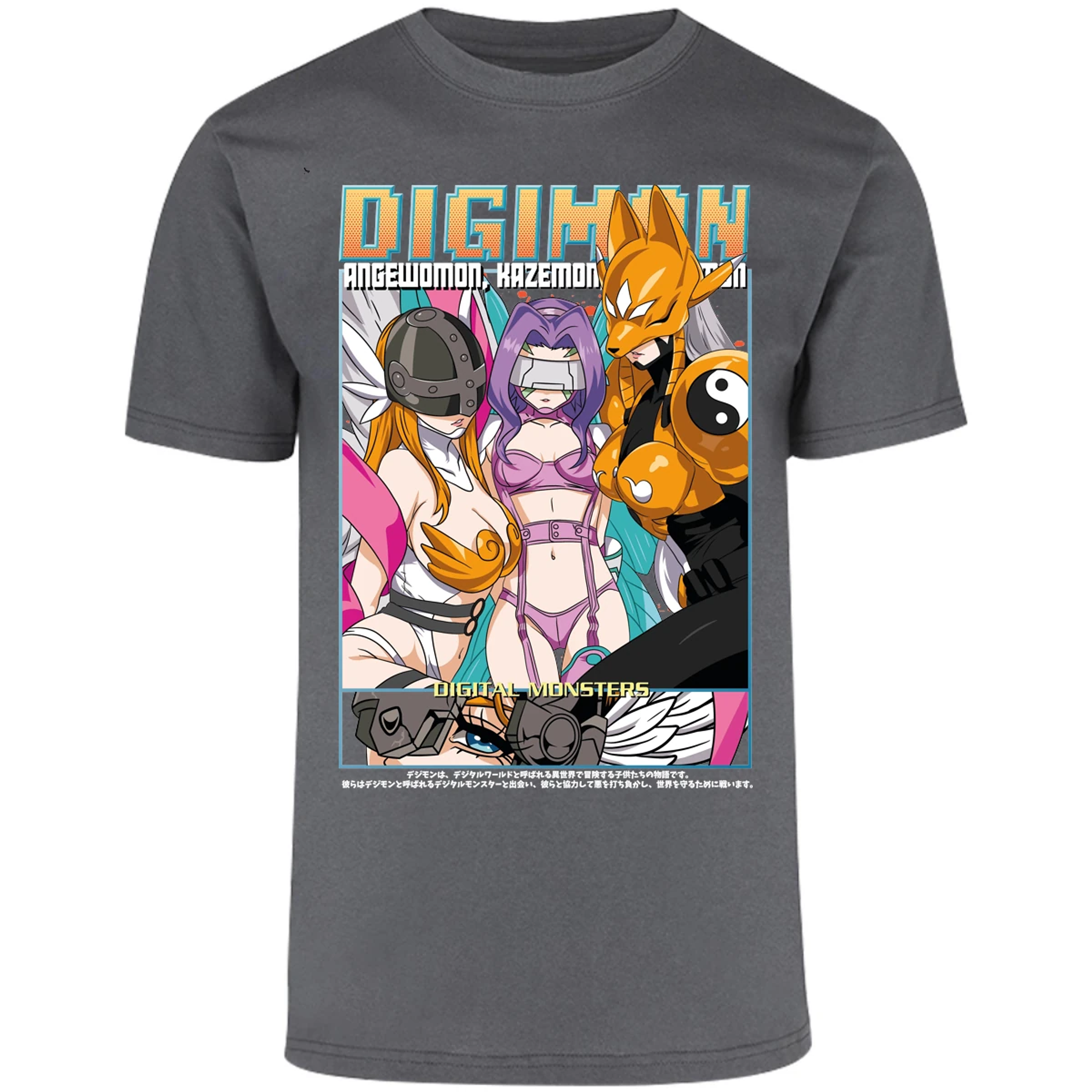 Playera Digimon Digiwaifus para Adulto 15