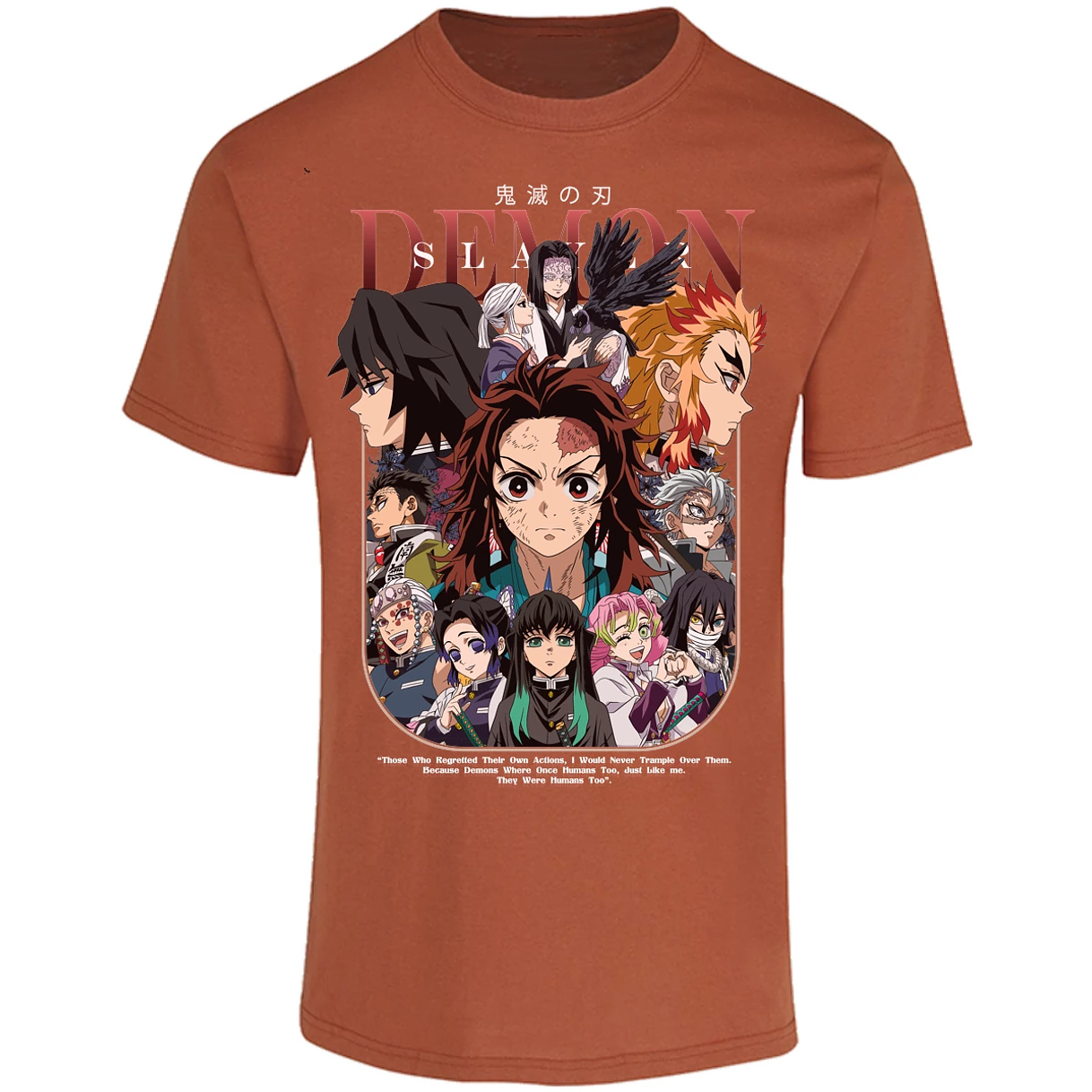 Playera Demon Slayer Demon Slayer Cazadores para Adulto 10