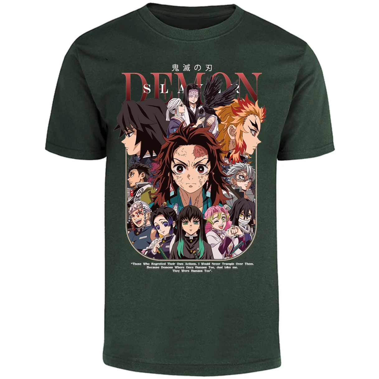 Playera Demon Slayer Demon Slayer Cazadores para Adulto 14
