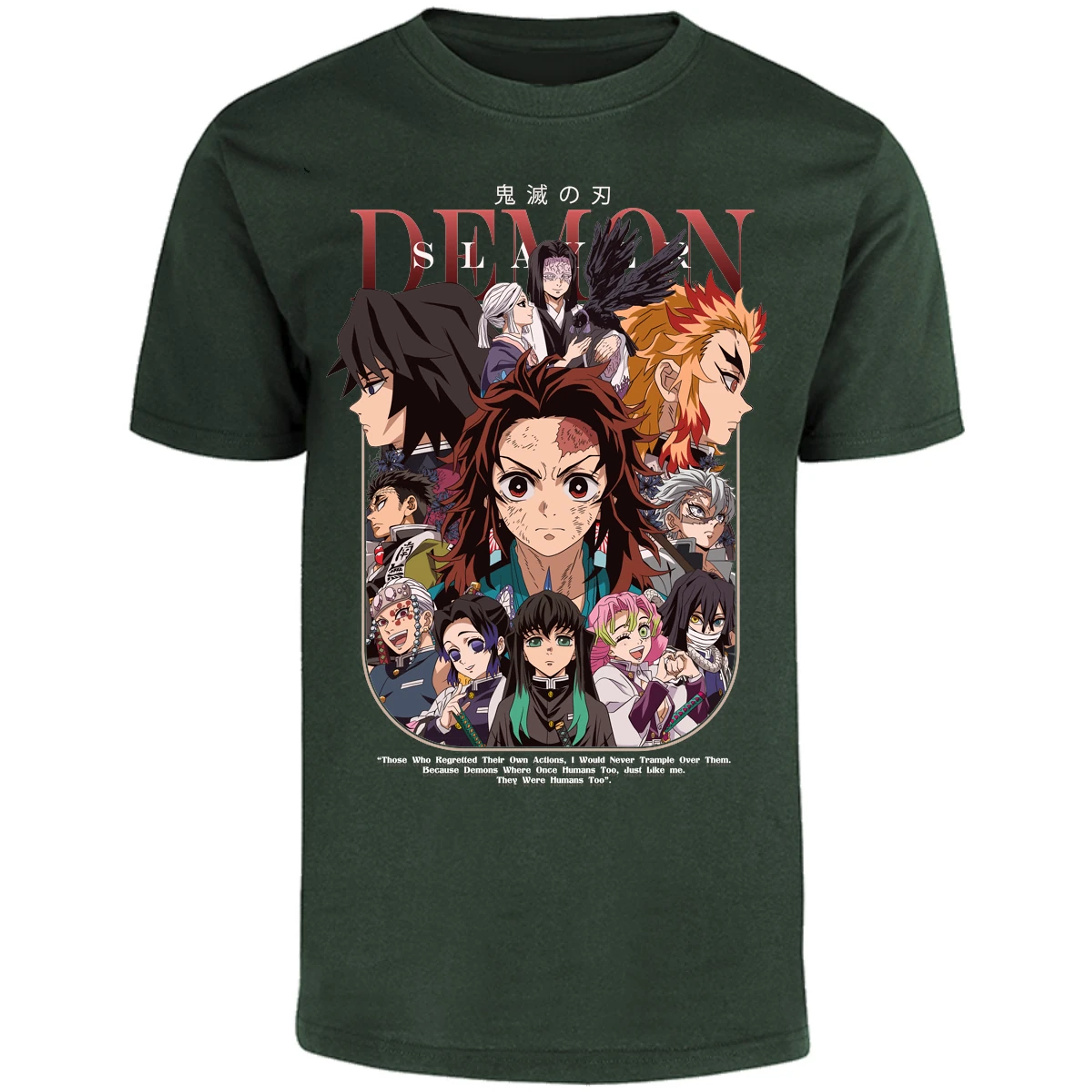 Playera Demon Slayer Demon Slayer Cazadores para Adulto 14