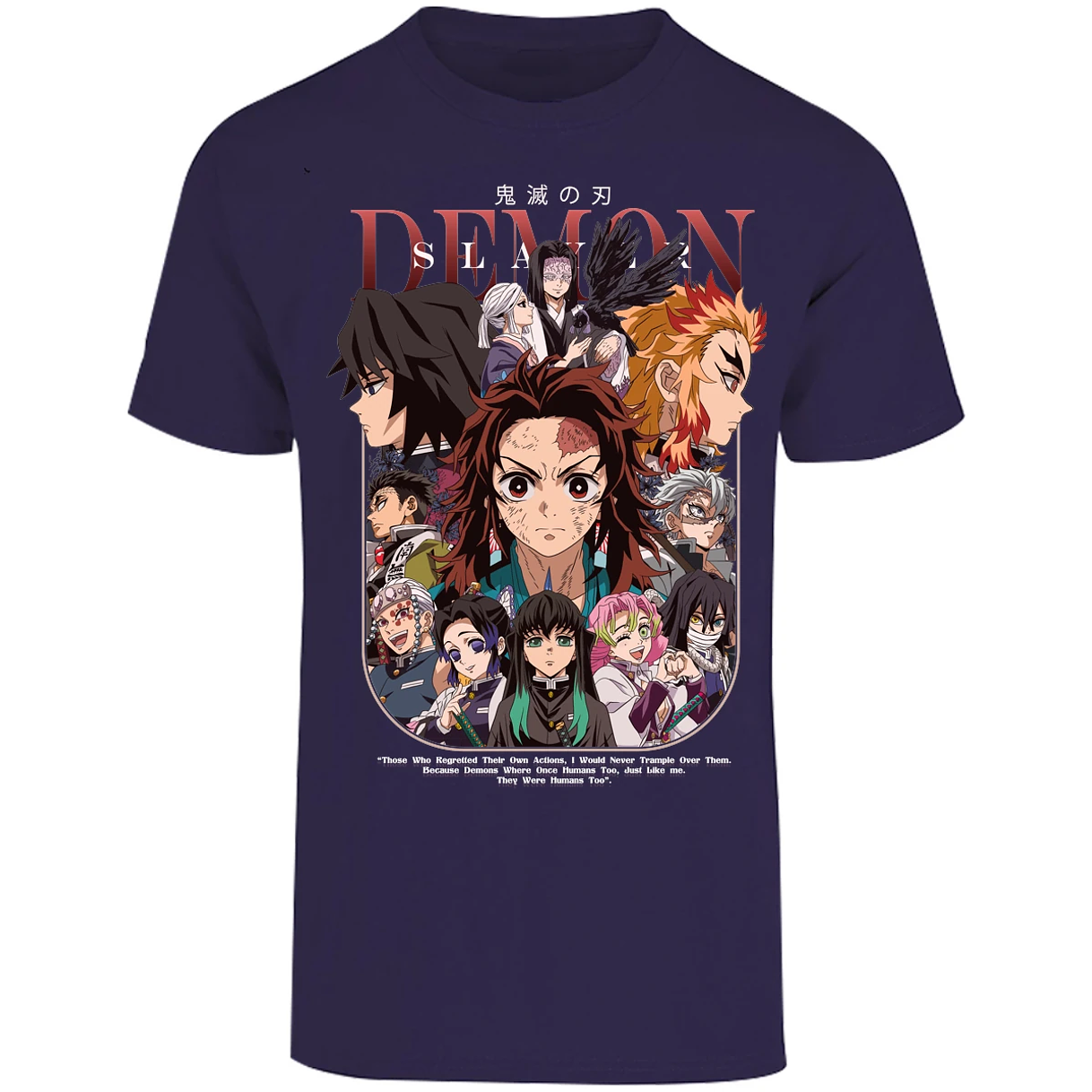 Playera Demon Slayer Demon Slayer Cazadores para Adulto 16