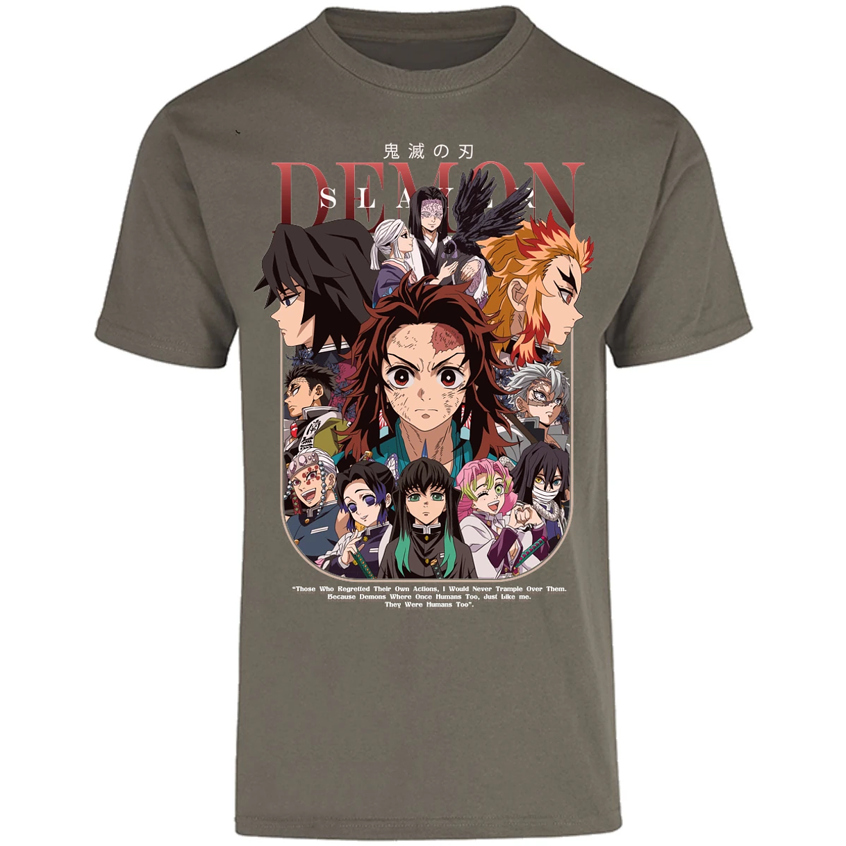 Playera Demon Slayer Demon Slayer Cazadores para Adulto 18