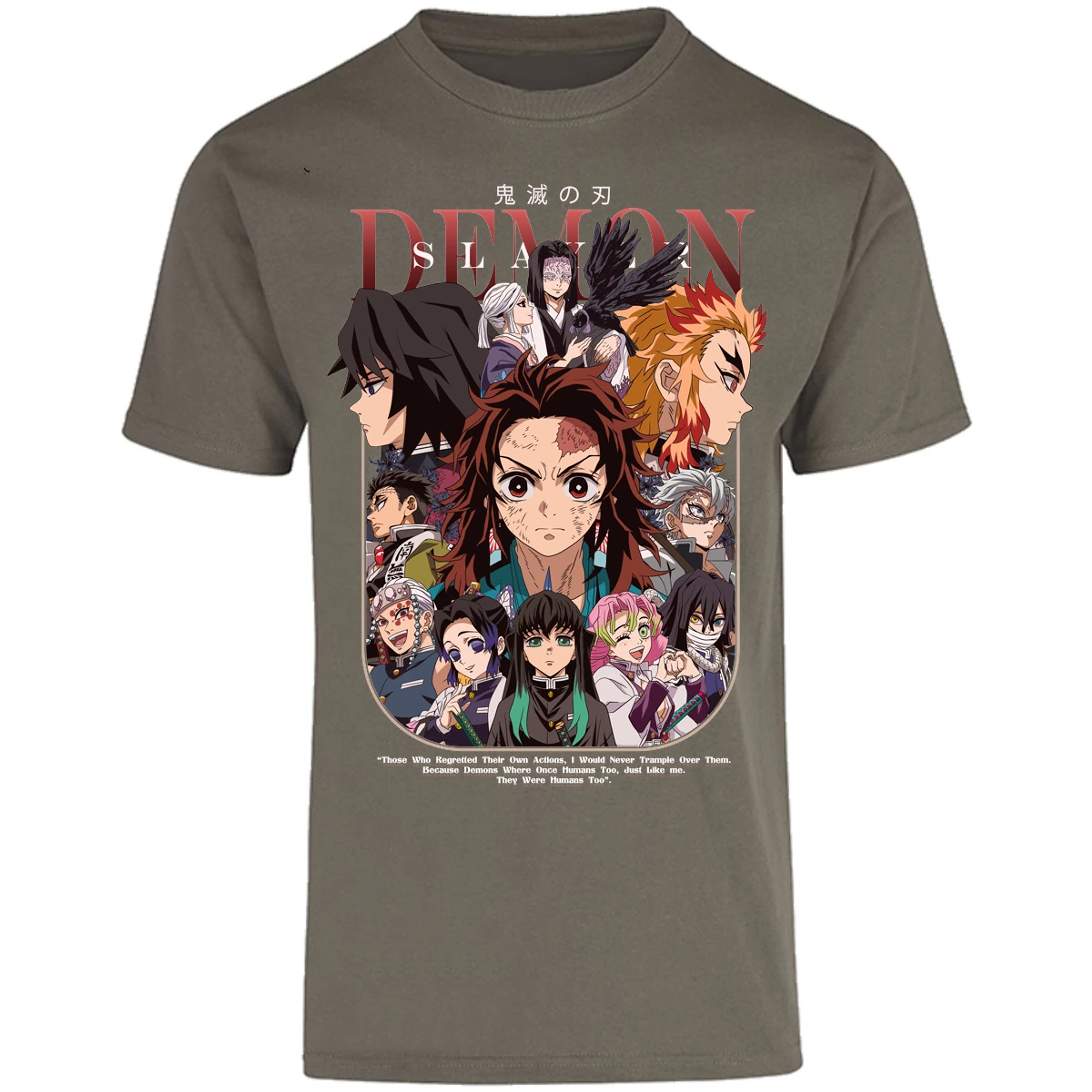 Playera Demon Slayer Demon Slayer Cazadores para Adulto 18