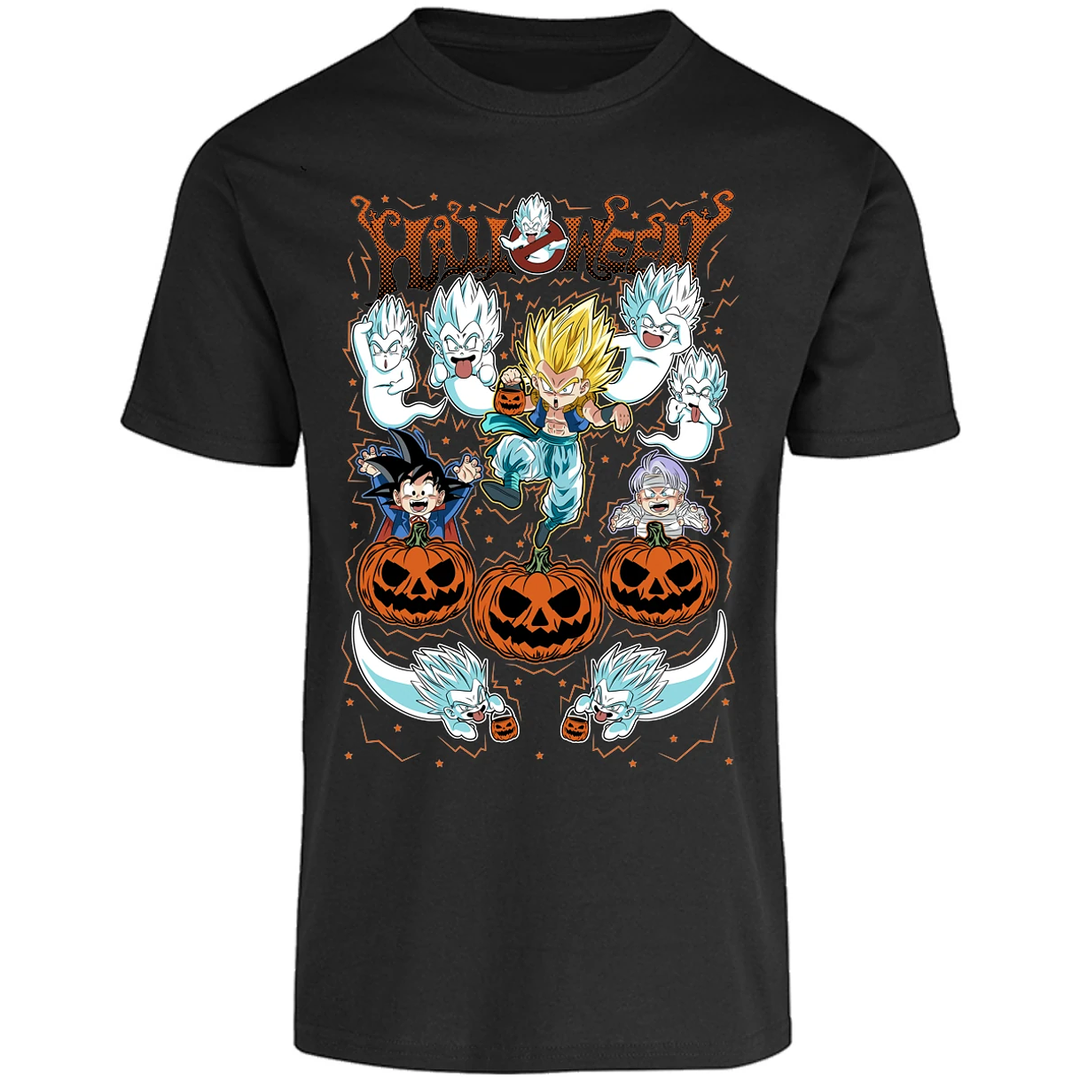 Playera Dragon Ball Gotenks Halloween para Adulto 20