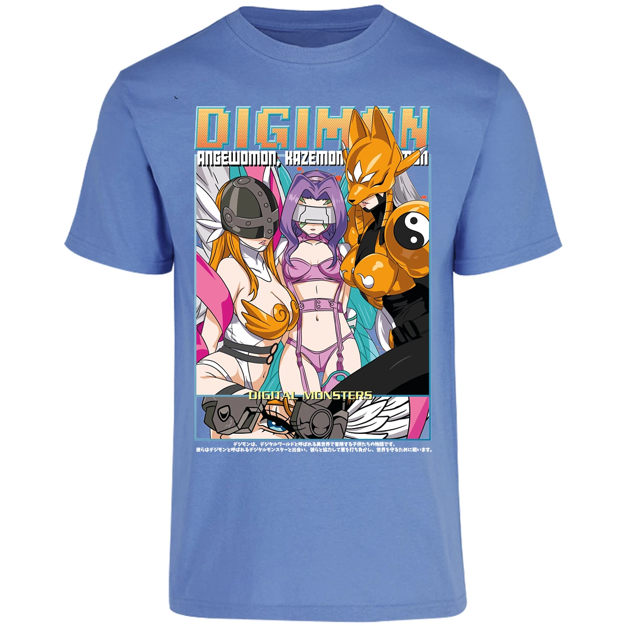 Playera Digimon Digiwaifus para Adulto 8
