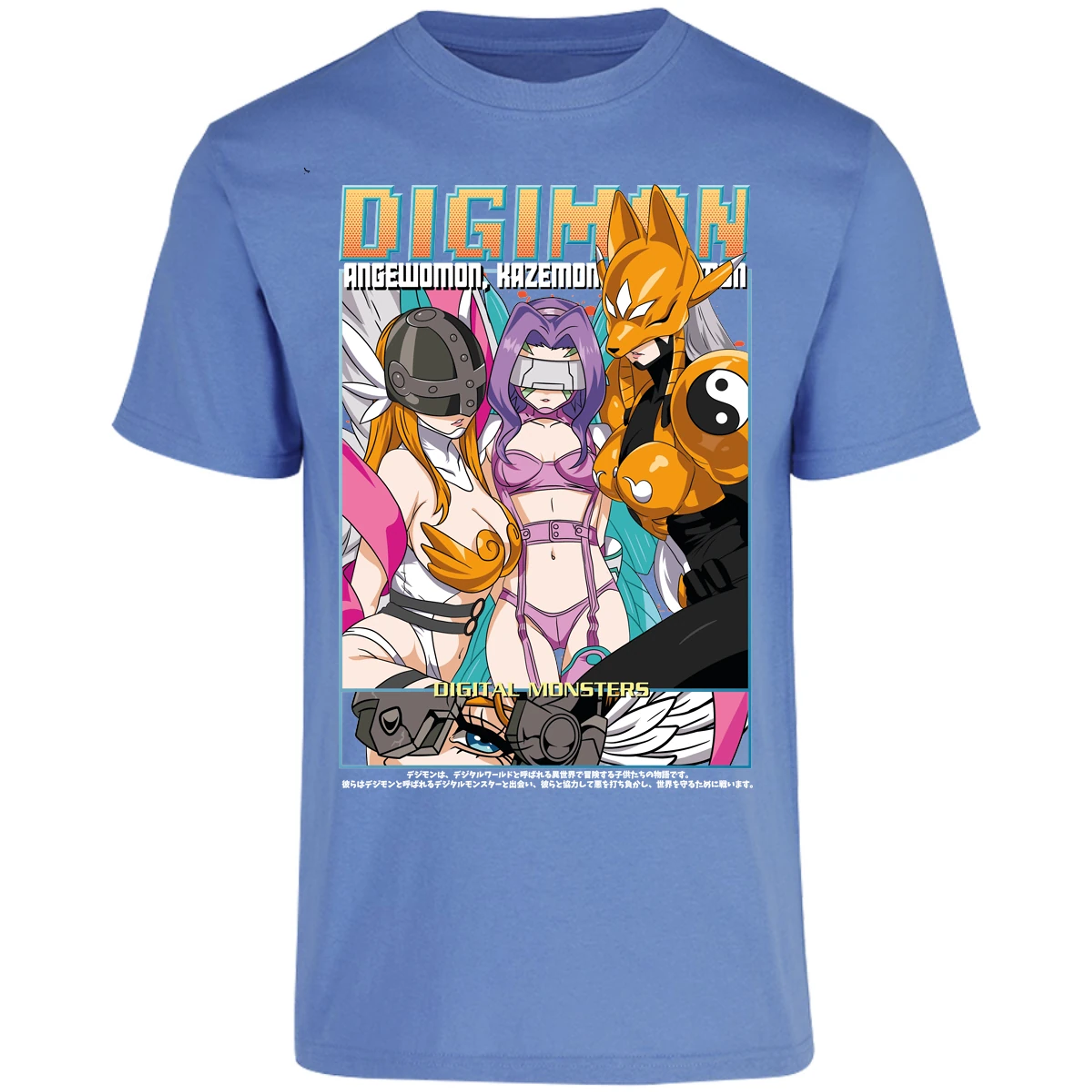 Playera Digimon Digiwaifus para Adulto 8