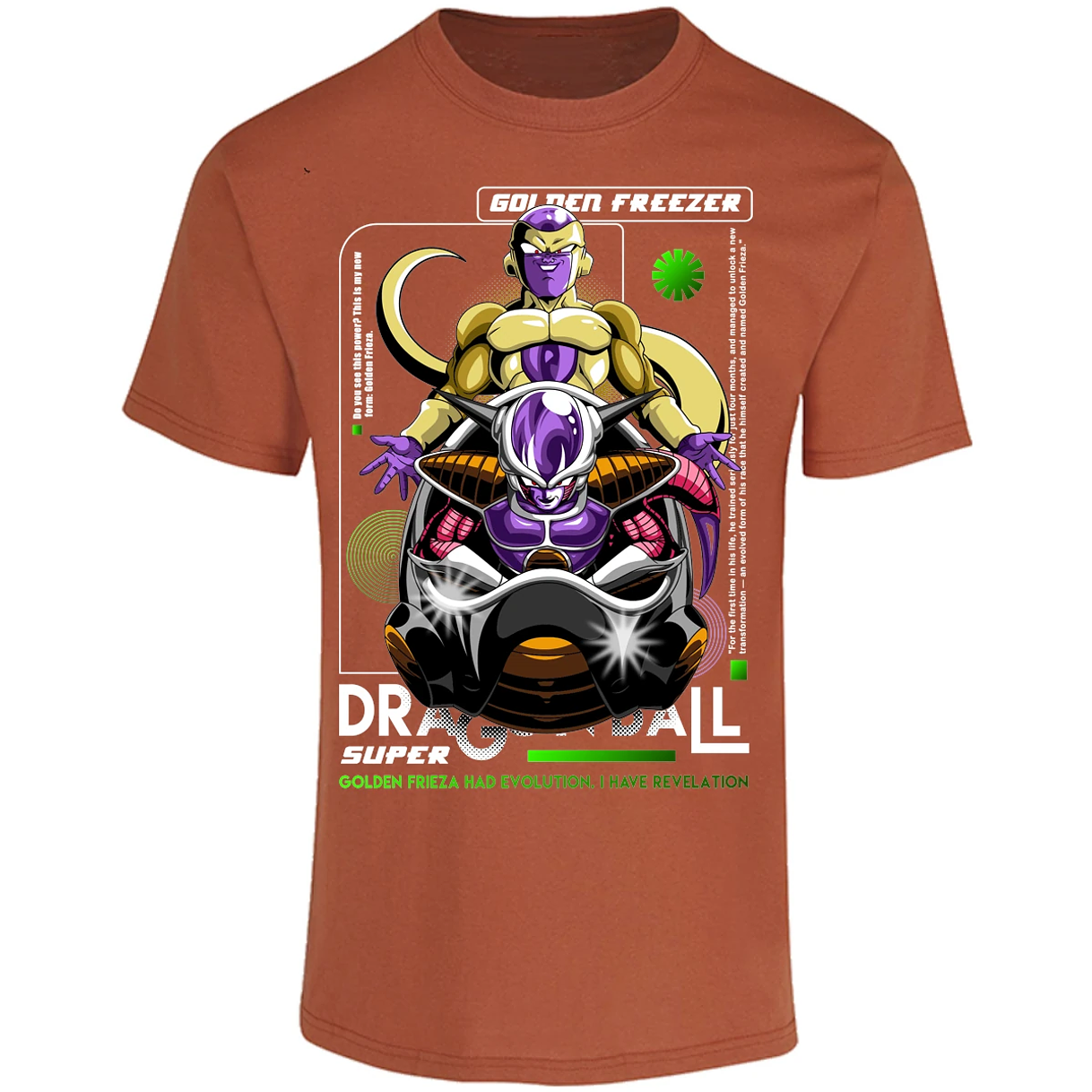 Playera Dragon Ball Golden Freezer para Adulto 6